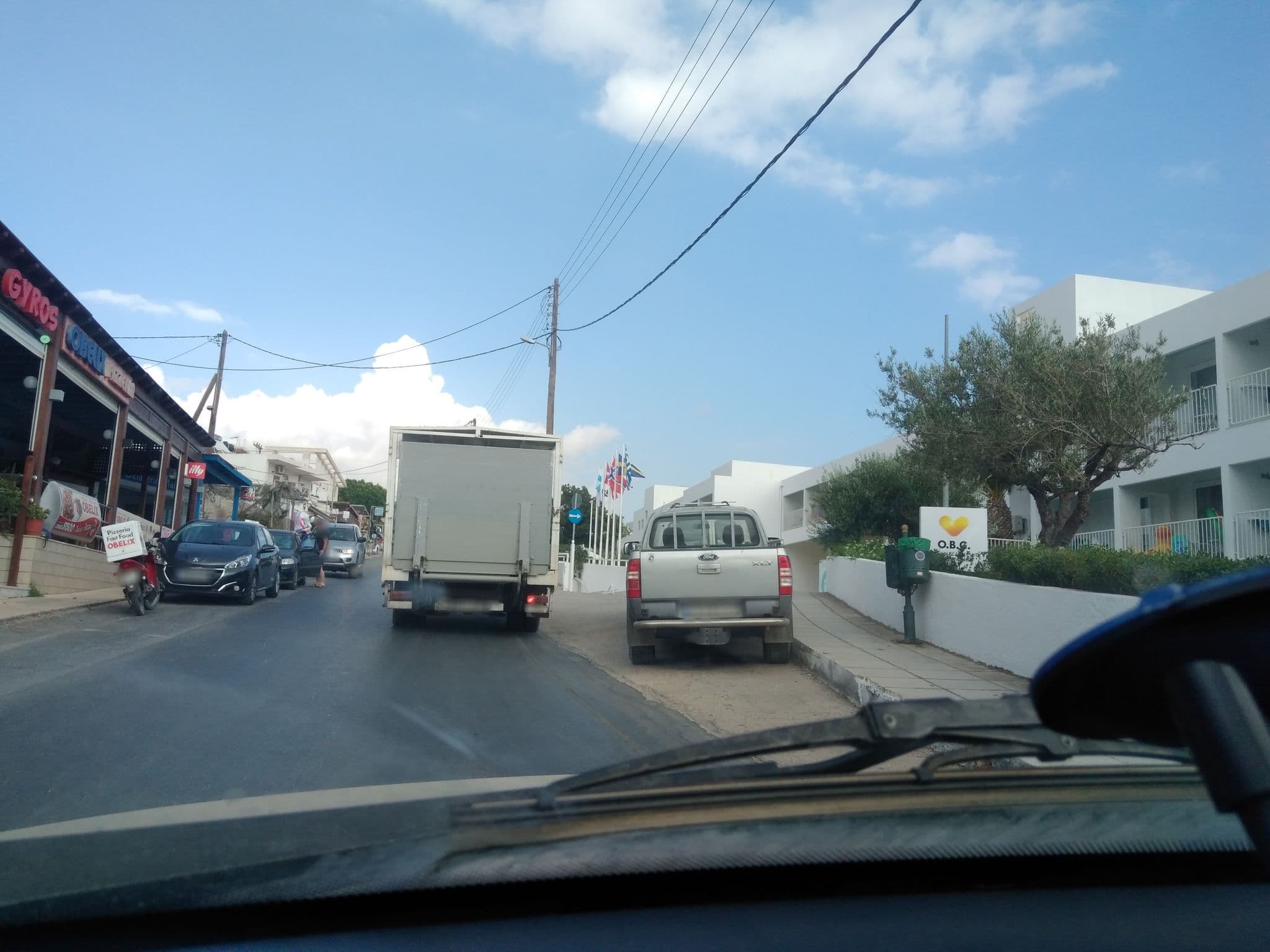 Street view near Miramare Studios, Makry-Gialos — © marooned (CC BY-SA · Mapillary)