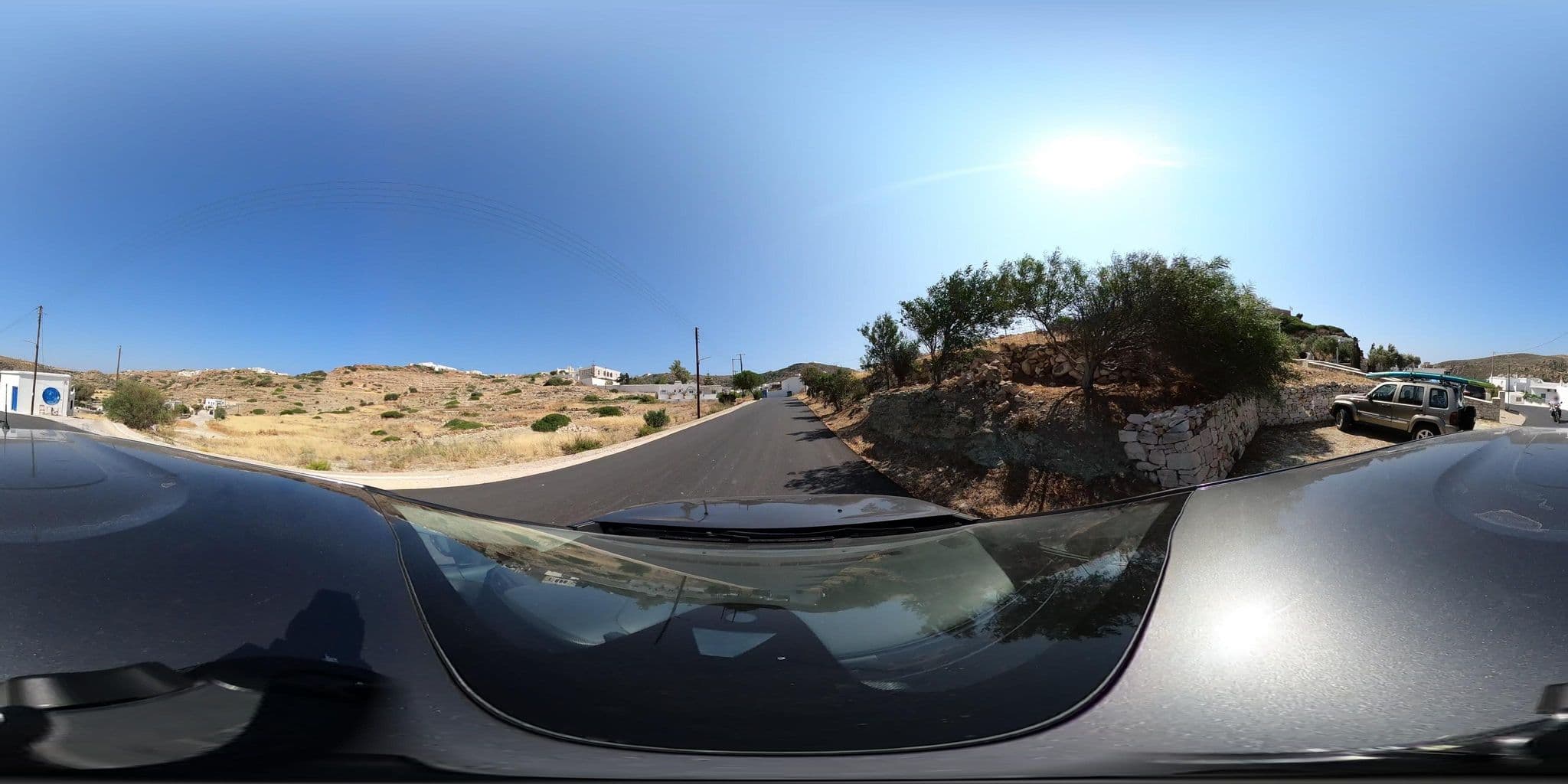 Street view near Τόφφοι (Tuffs), Adámas — © katagrafes (CC BY-SA · Mapillary)