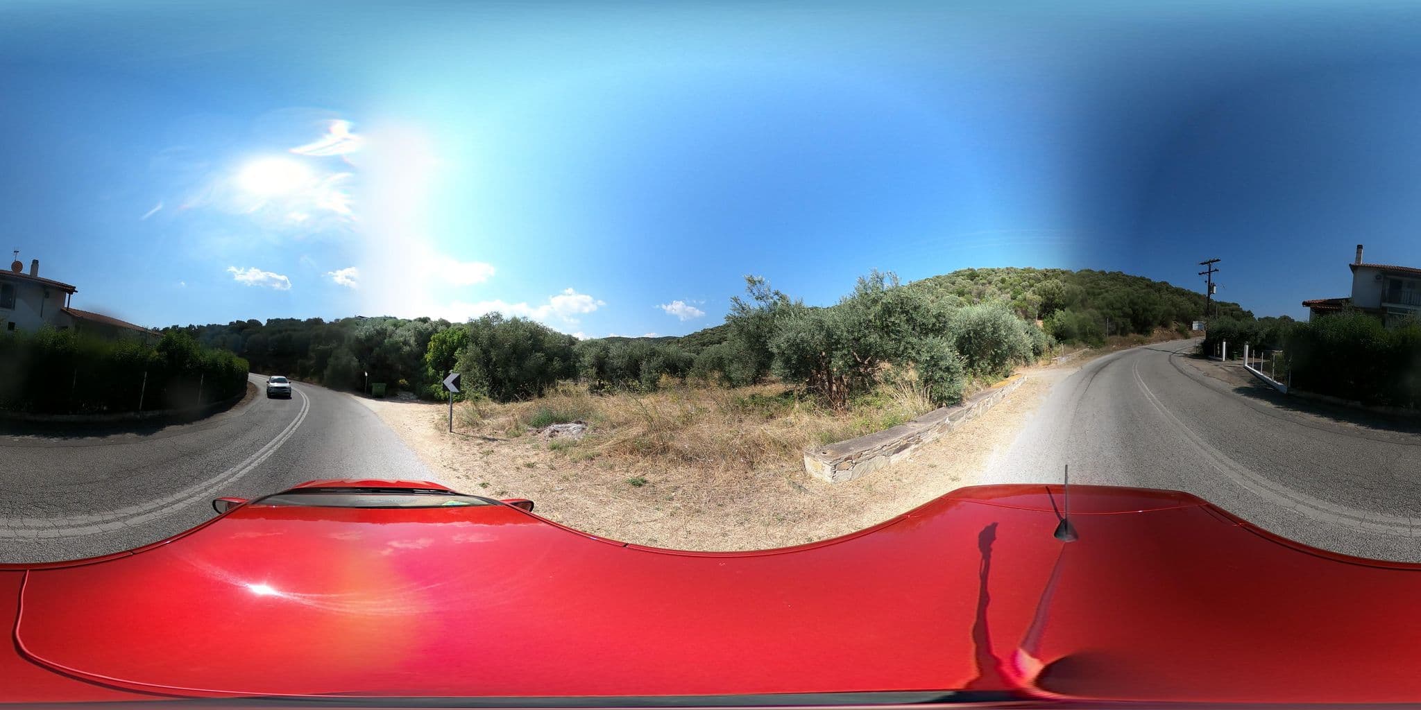 Street view near Gialaki Guesthouse, Megáli Panagía — © nglf (CC BY-SA · Mapillary)