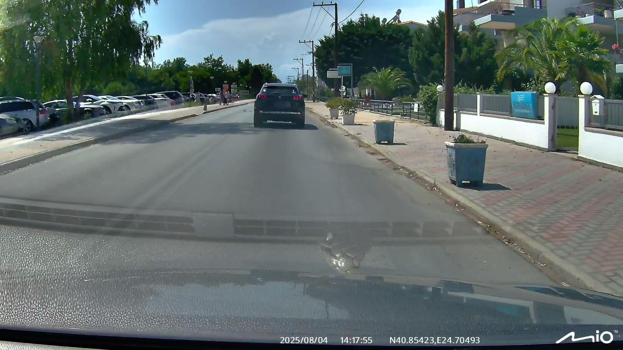 Street view near Anna Apartments (Keramoti), Keramotí — © puky (CC BY-SA · Mapillary)