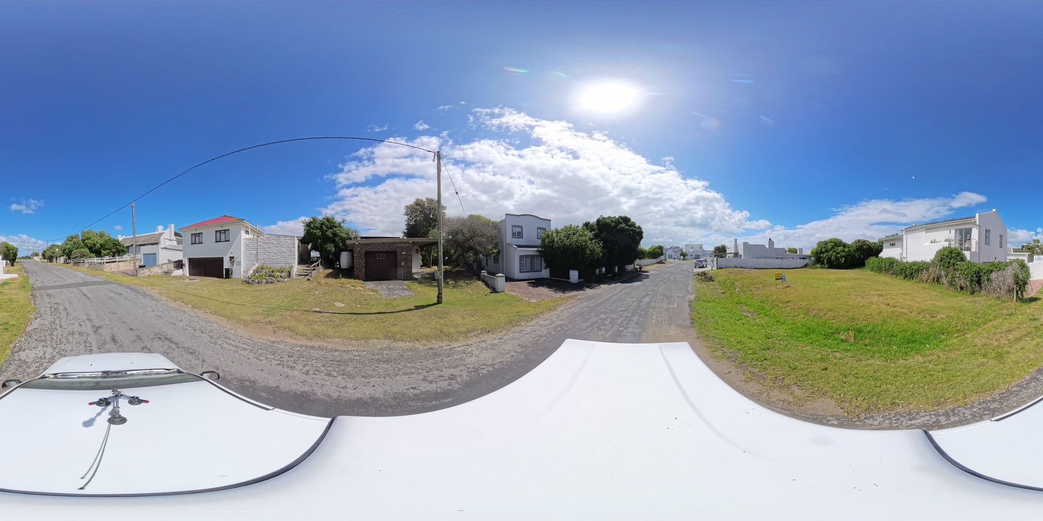 Street view near Blue Sky Guesthouse, Arniston — © abrahamthe (CC BY-SA · Mapillary)