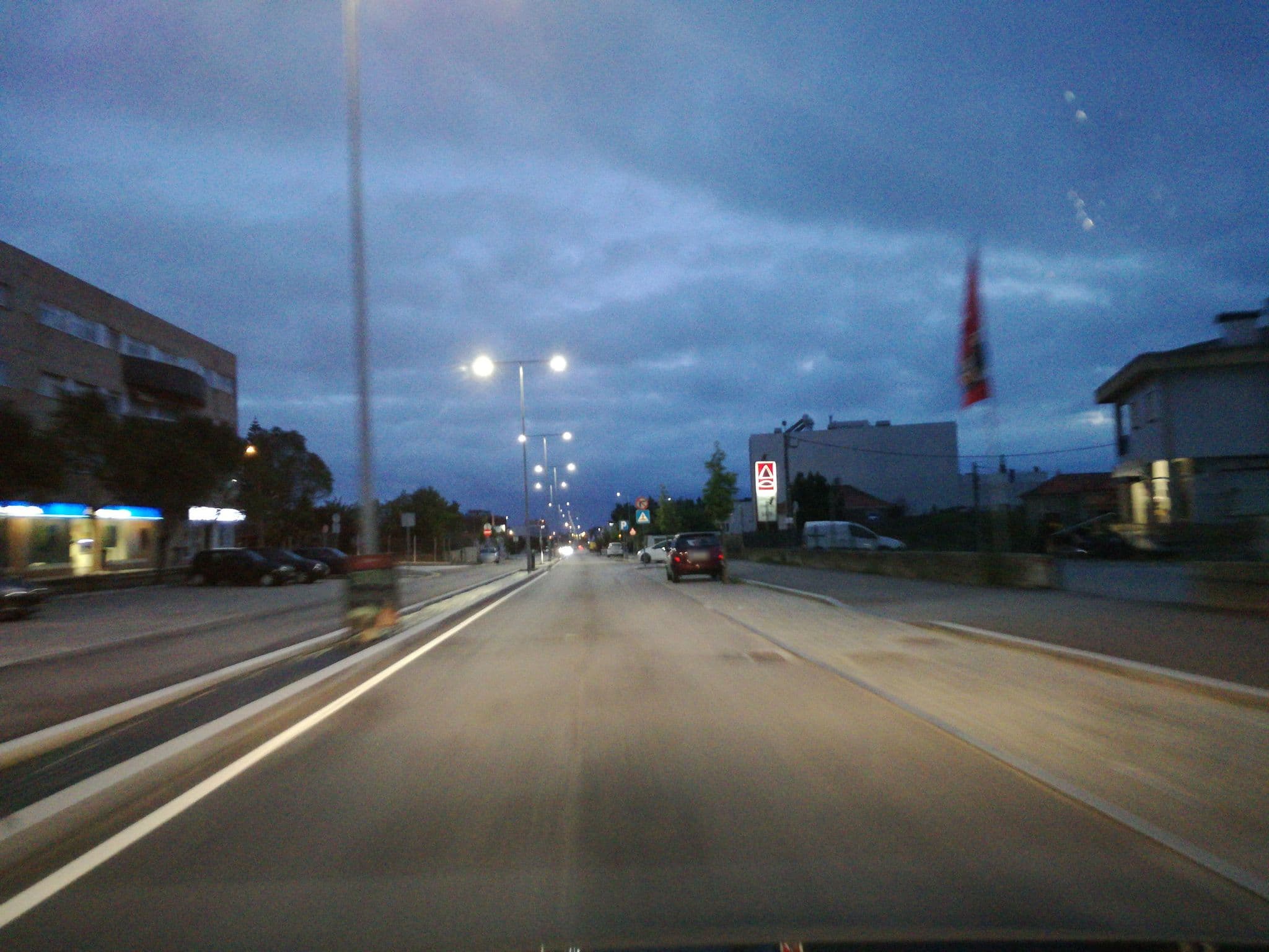 Street view near Hotel america, Santa Cruz do Bispo — © cyberlima (CC BY-SA · Mapillary)