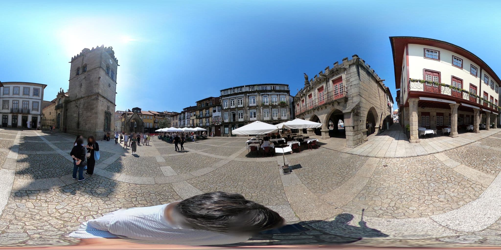 Street view near Santiago31 Hostel, Guimarães — © sanjorgepinho (CC BY-SA · Mapillary)