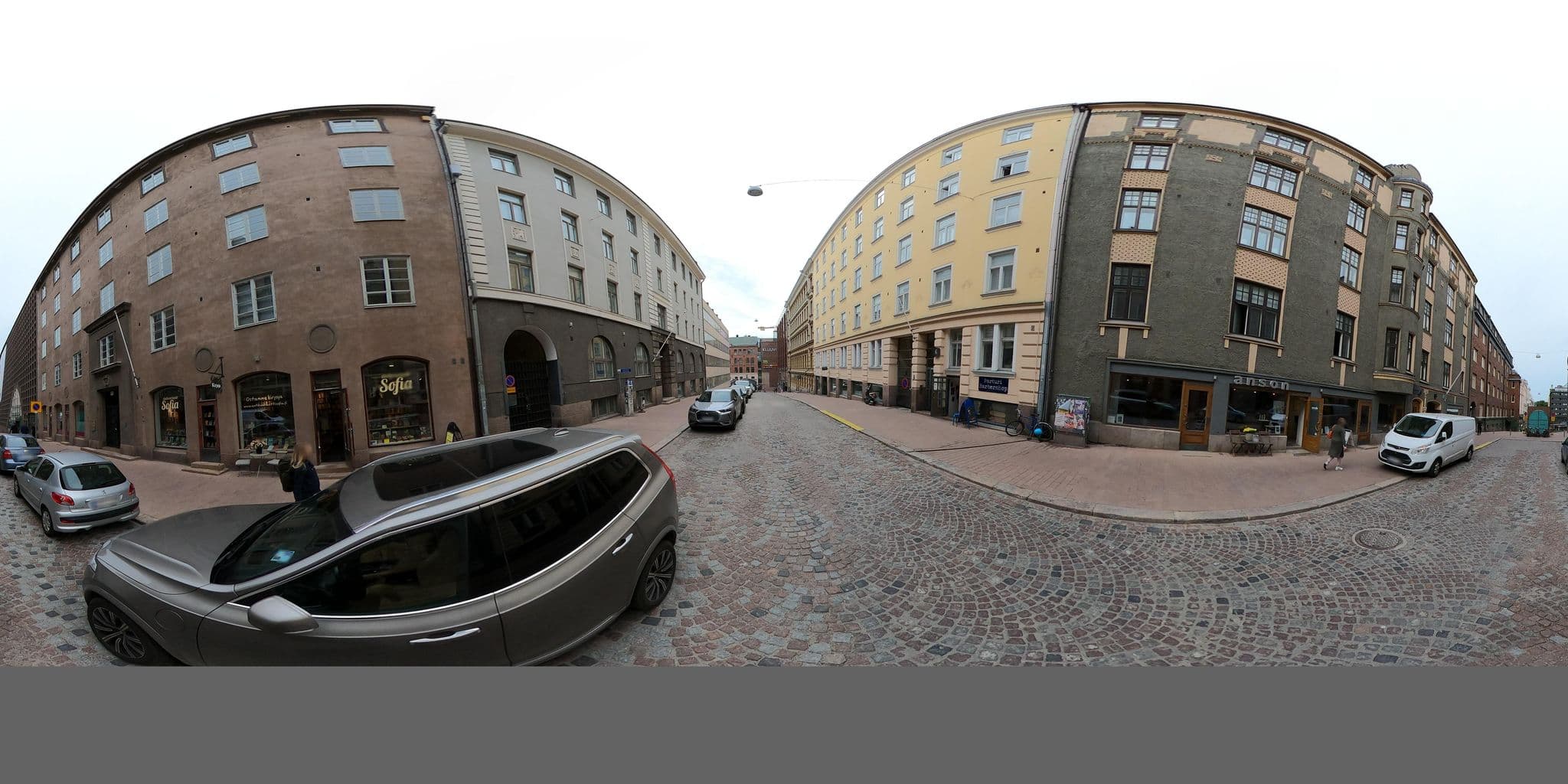 Street view near Hostel Mekka, Kruununhaka — © richlv (CC BY-SA · Mapillary)