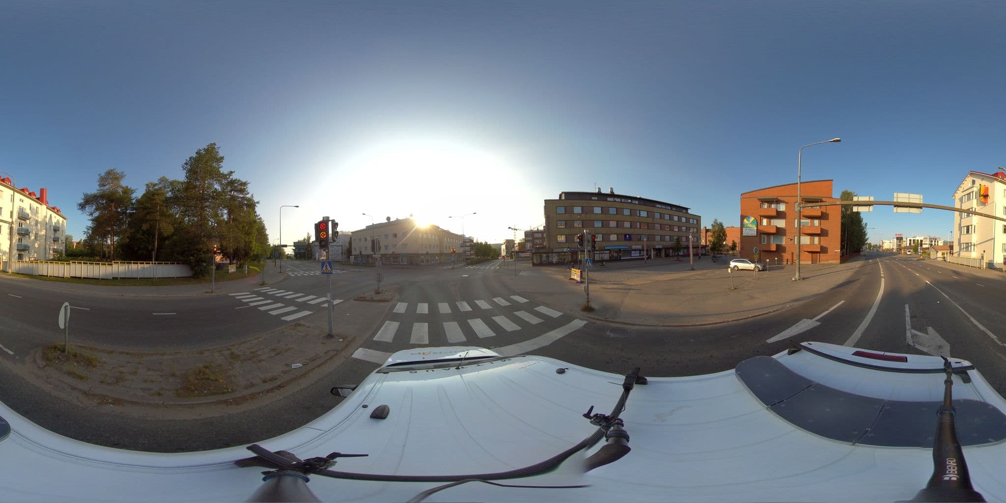 Street view near Apartment Skylights, Rovaniemi — © HTJoy (CC BY-SA · Mapillary)
