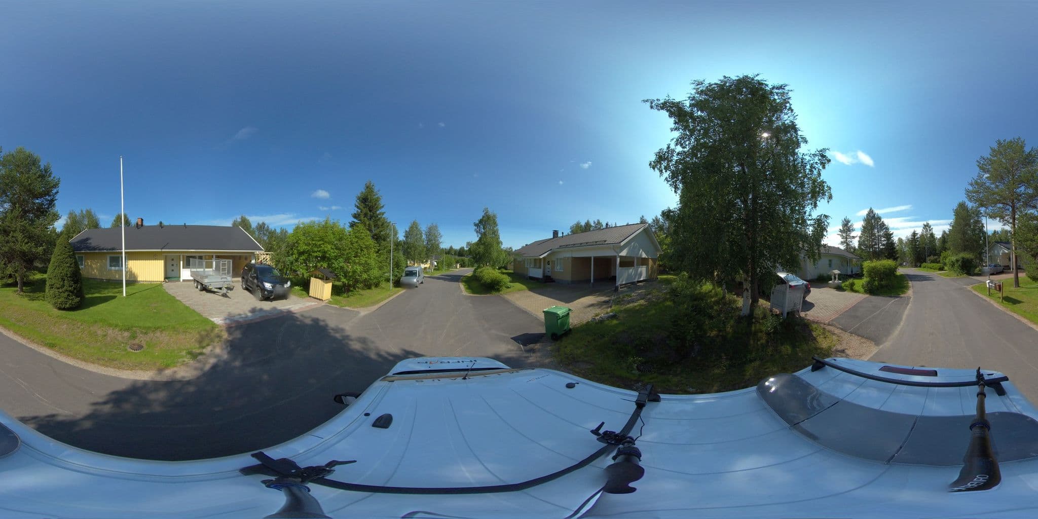 Street view near Ukonloma Cottages, Saarenkylä — © HTJoy (CC BY-SA · Mapillary)