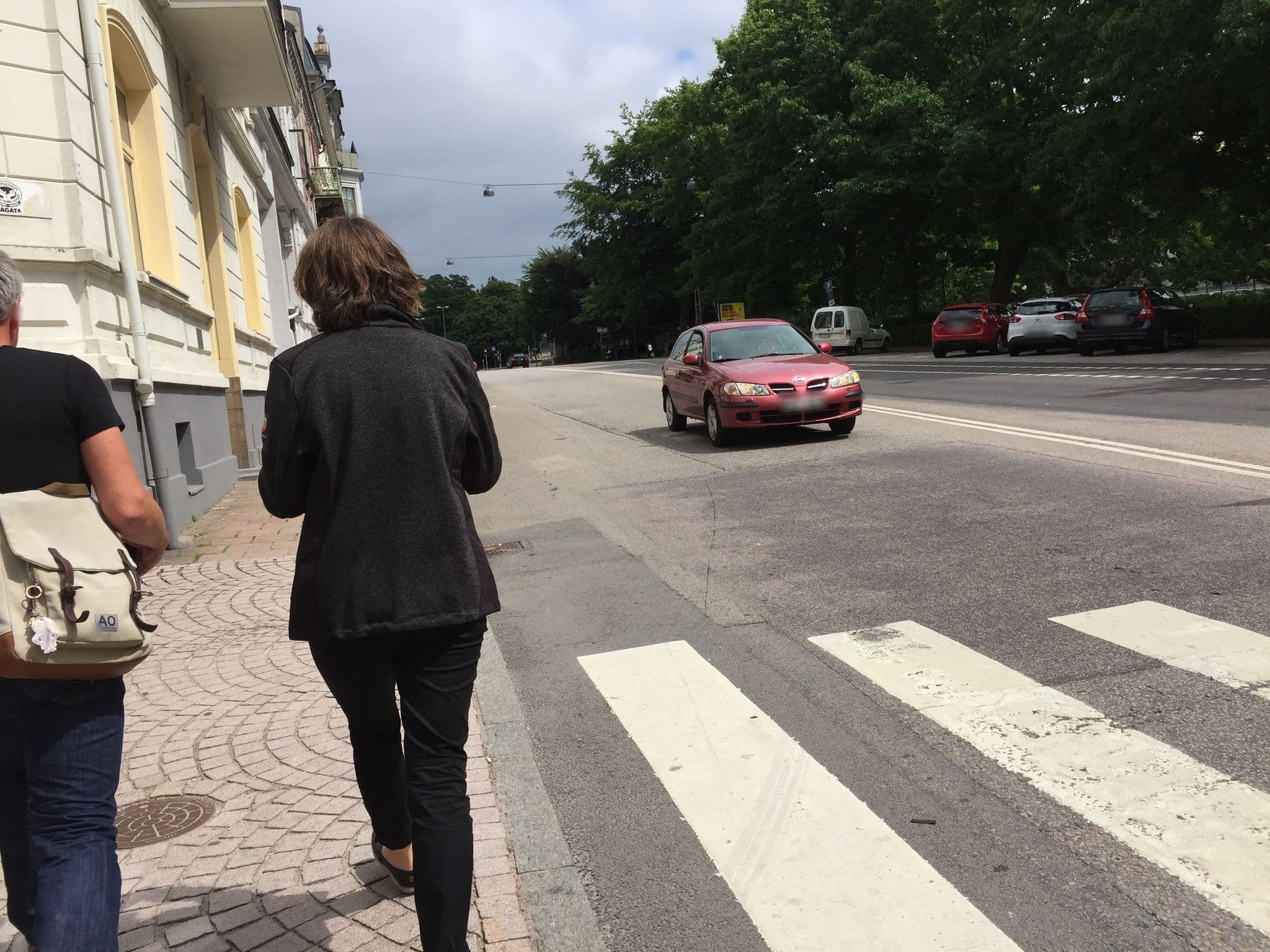Street view near Hotell Stadsparken, Helsingborg — © cina (CC BY-SA · Mapillary)