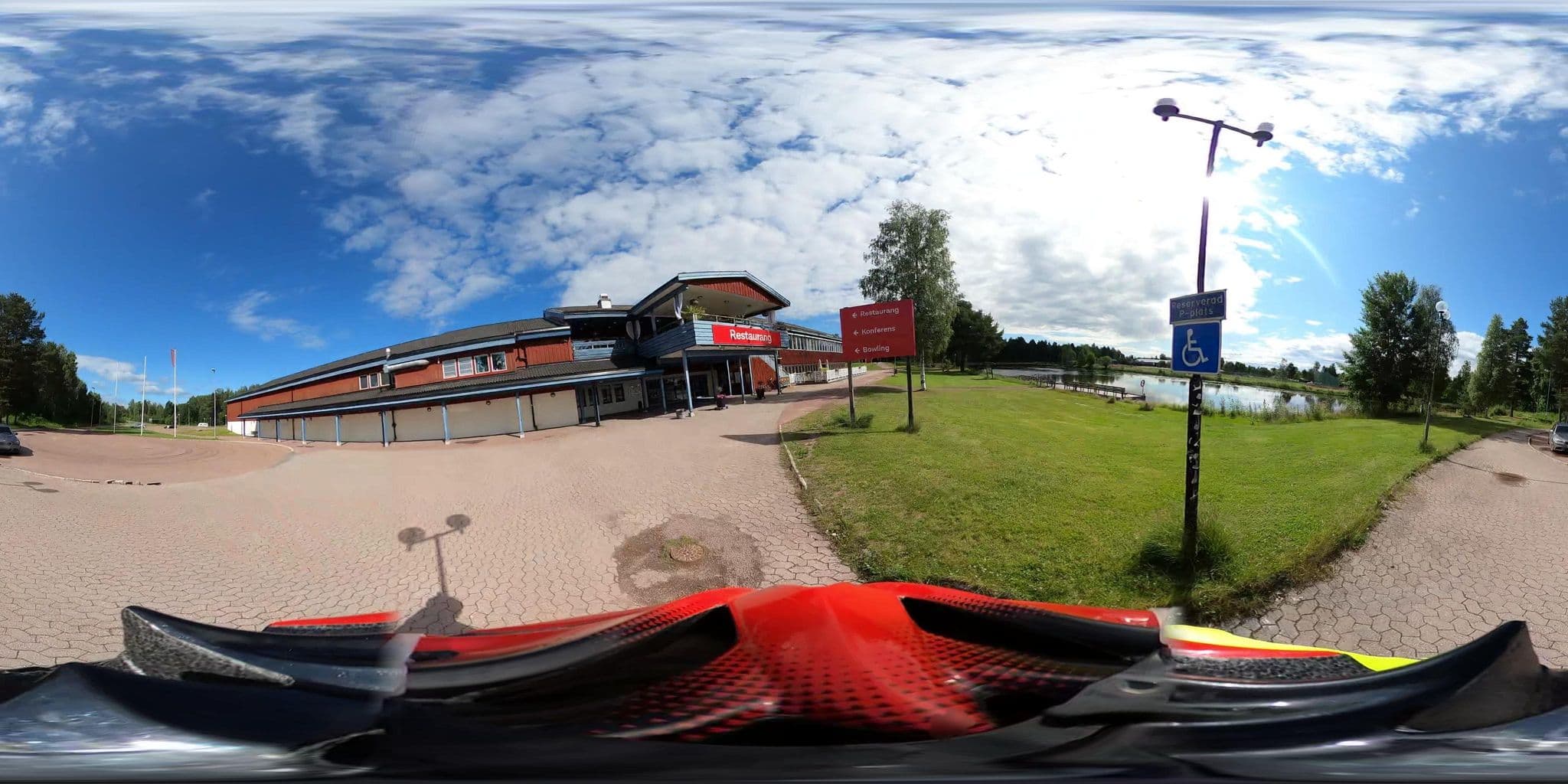Street view near First Camp Moraparken Hotel, Mora — © morakommun (CC BY-SA · Mapillary)