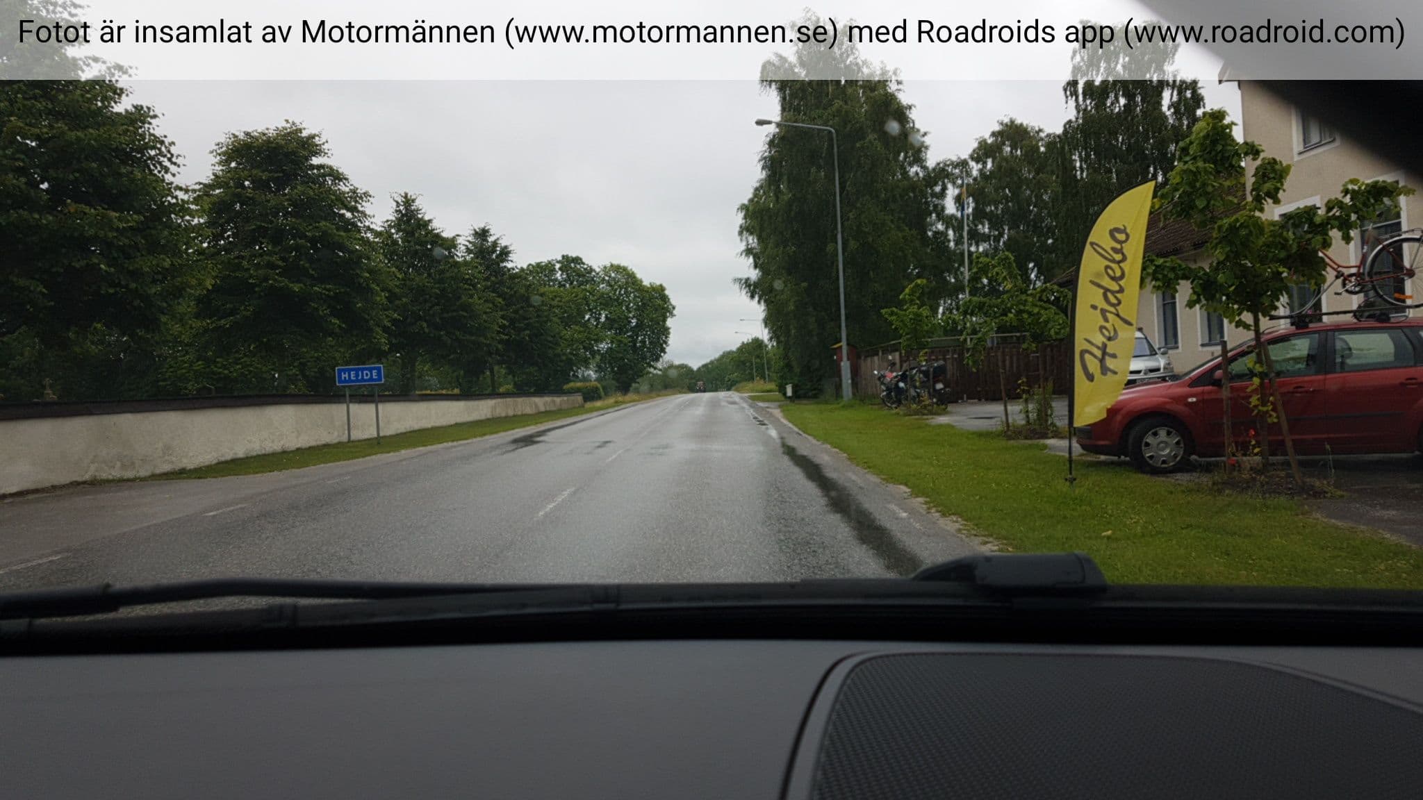 Street view near Hejdebo Pensionat & Vandrarhem, Klintehamn — © roadroid (CC BY-SA · Mapillary)
