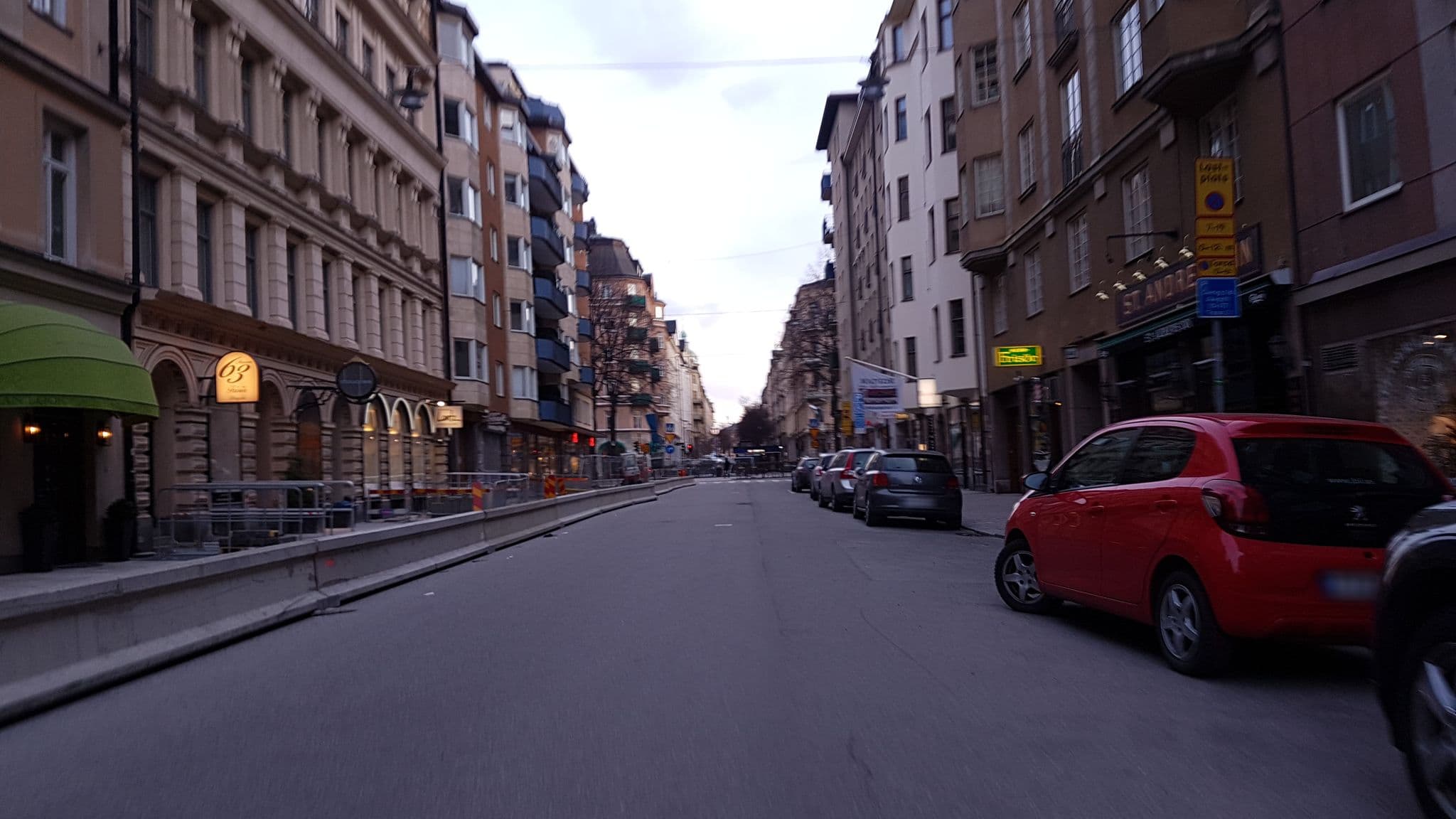 Street view near Caretaker, Östermalm — © haxpett (CC BY-SA · Mapillary)