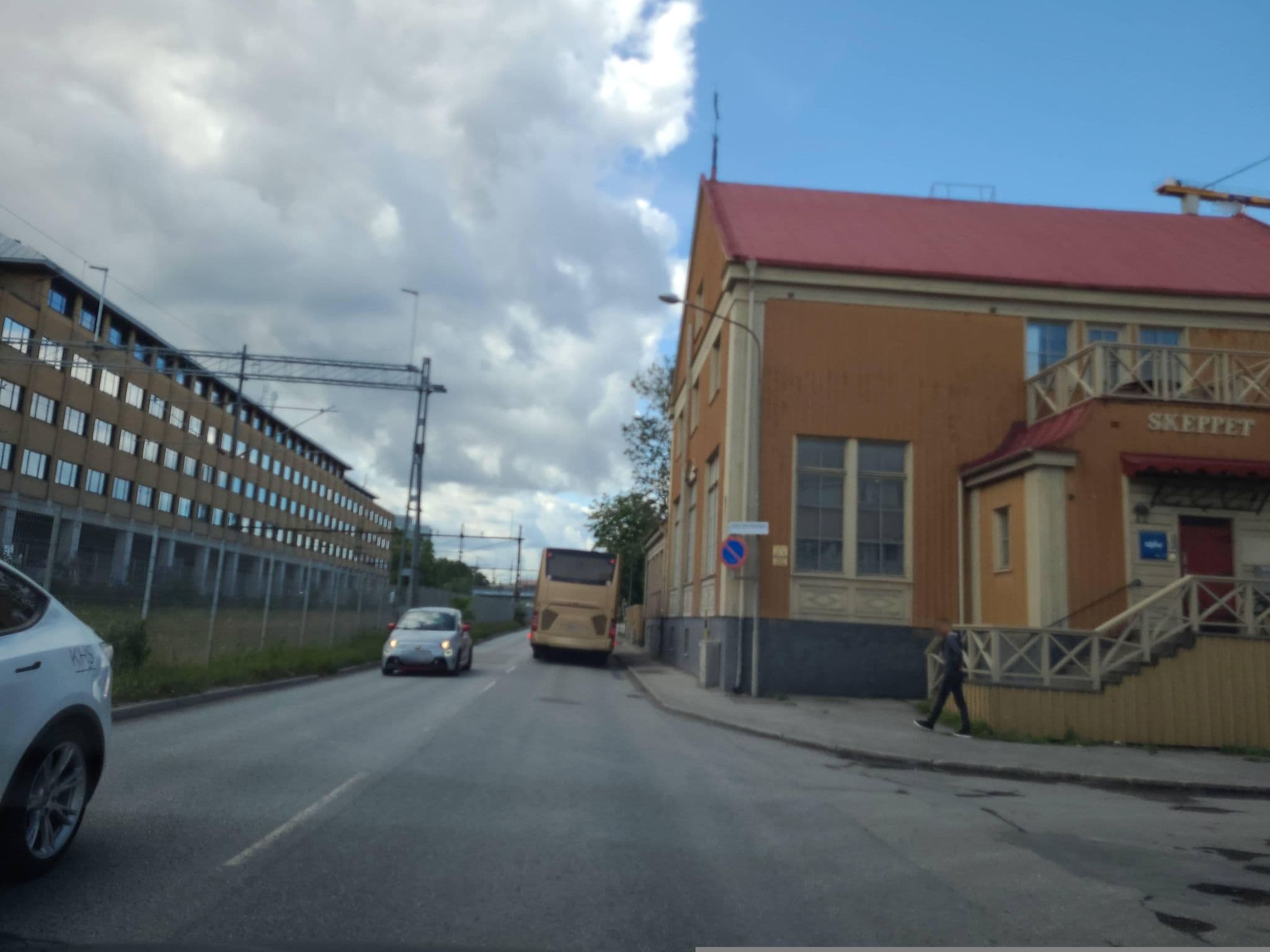 Street view near Åkeshofs Slott, Östermalm — © jopparn (CC BY-SA · Mapillary)