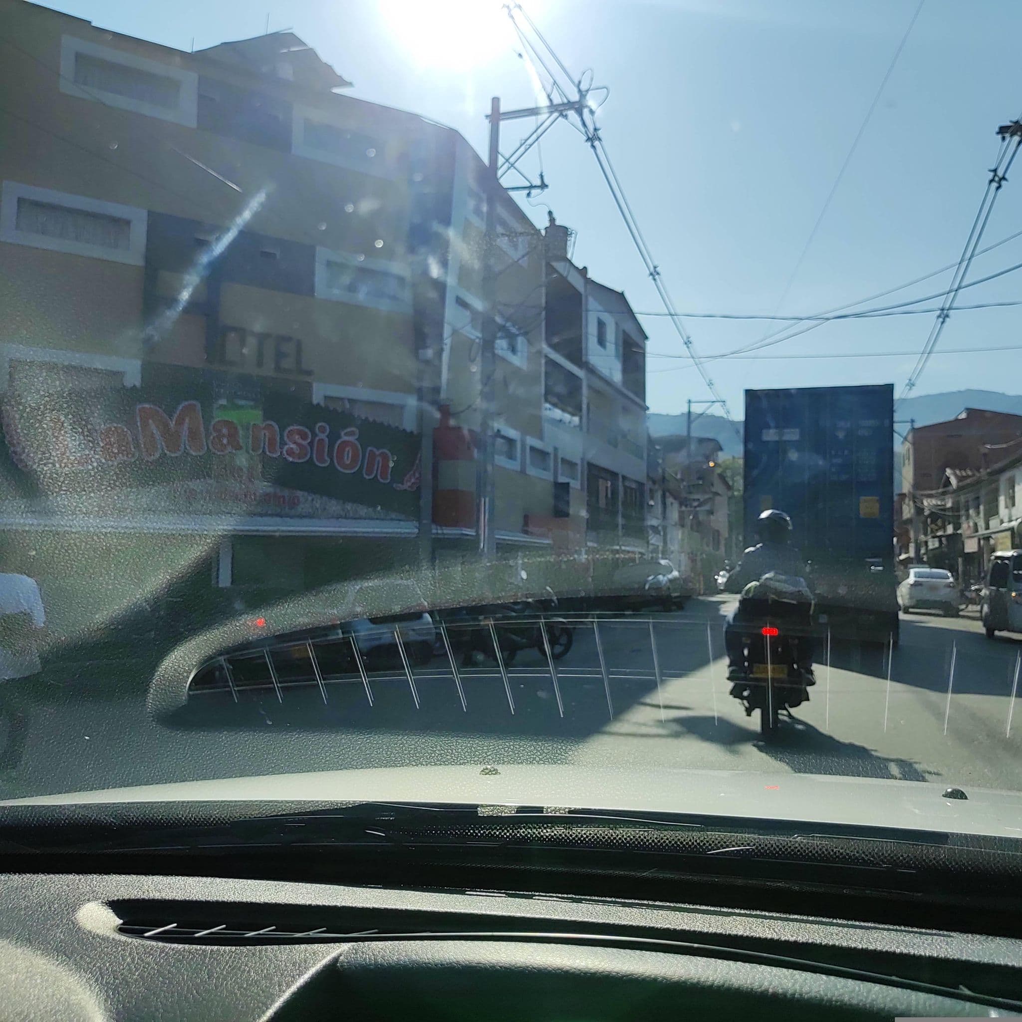 Street view near Hotel La Estacion, La Pintada — © JulySuarezUn (CC BY-SA · Mapillary)