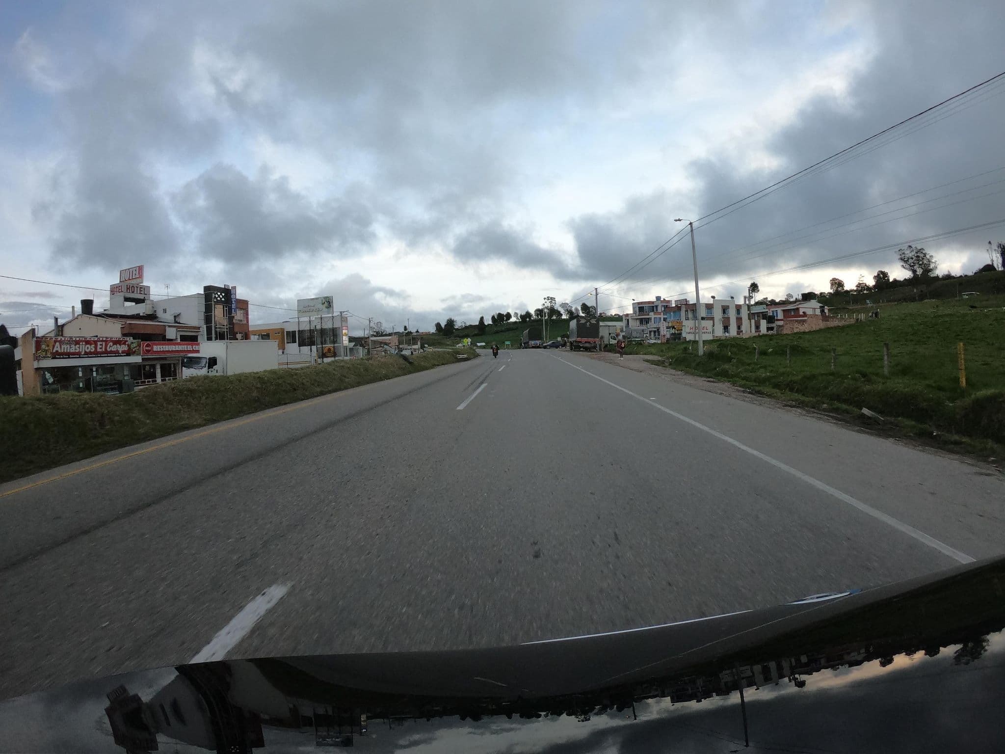 Street view near Hotel El Carpi, Ventaquemada — © angoca (CC BY-SA · Mapillary)