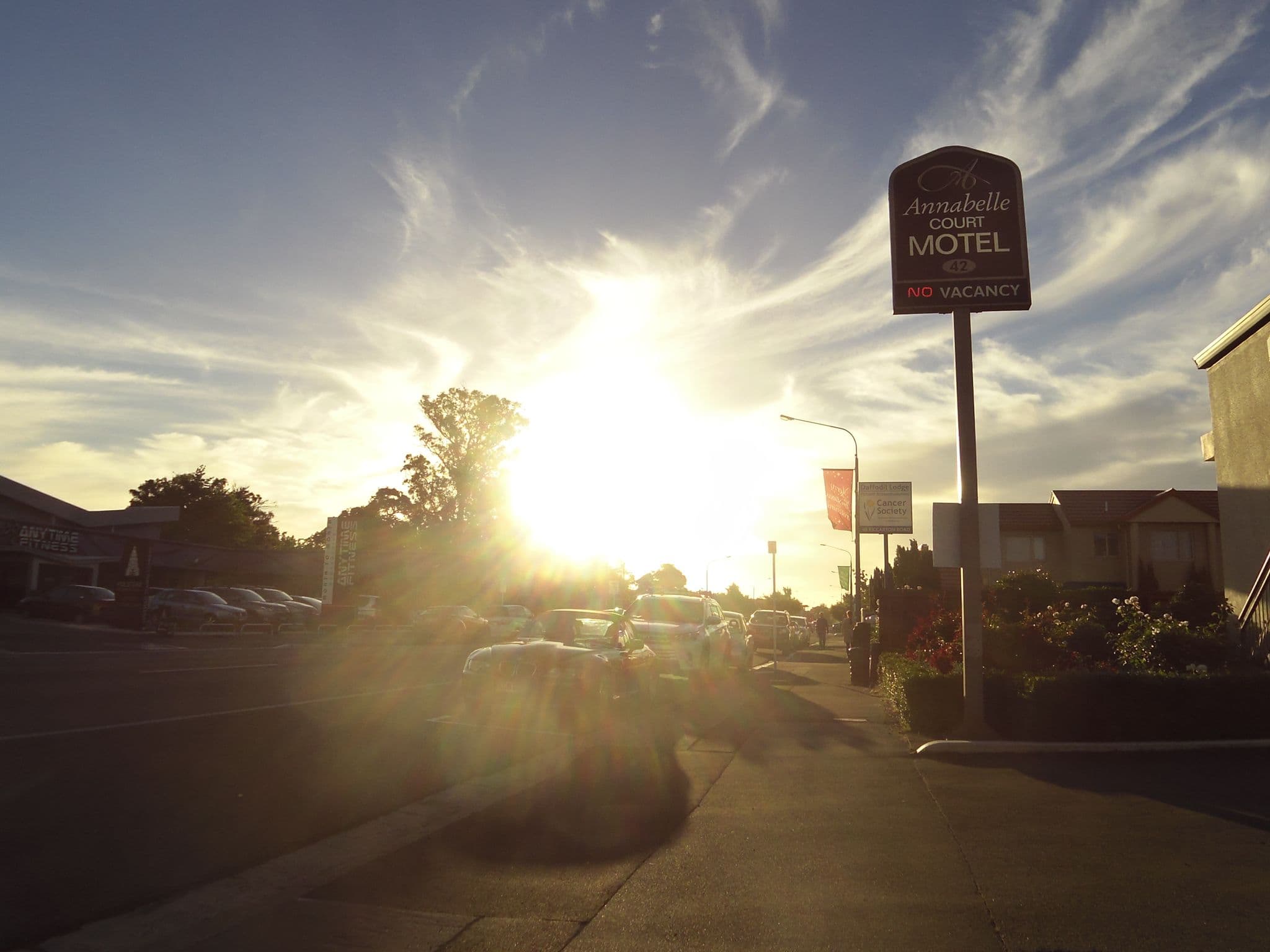 Street view near Antonio's Motor Lodge, Riccarton — © skillsy (CC BY-SA · Mapillary)