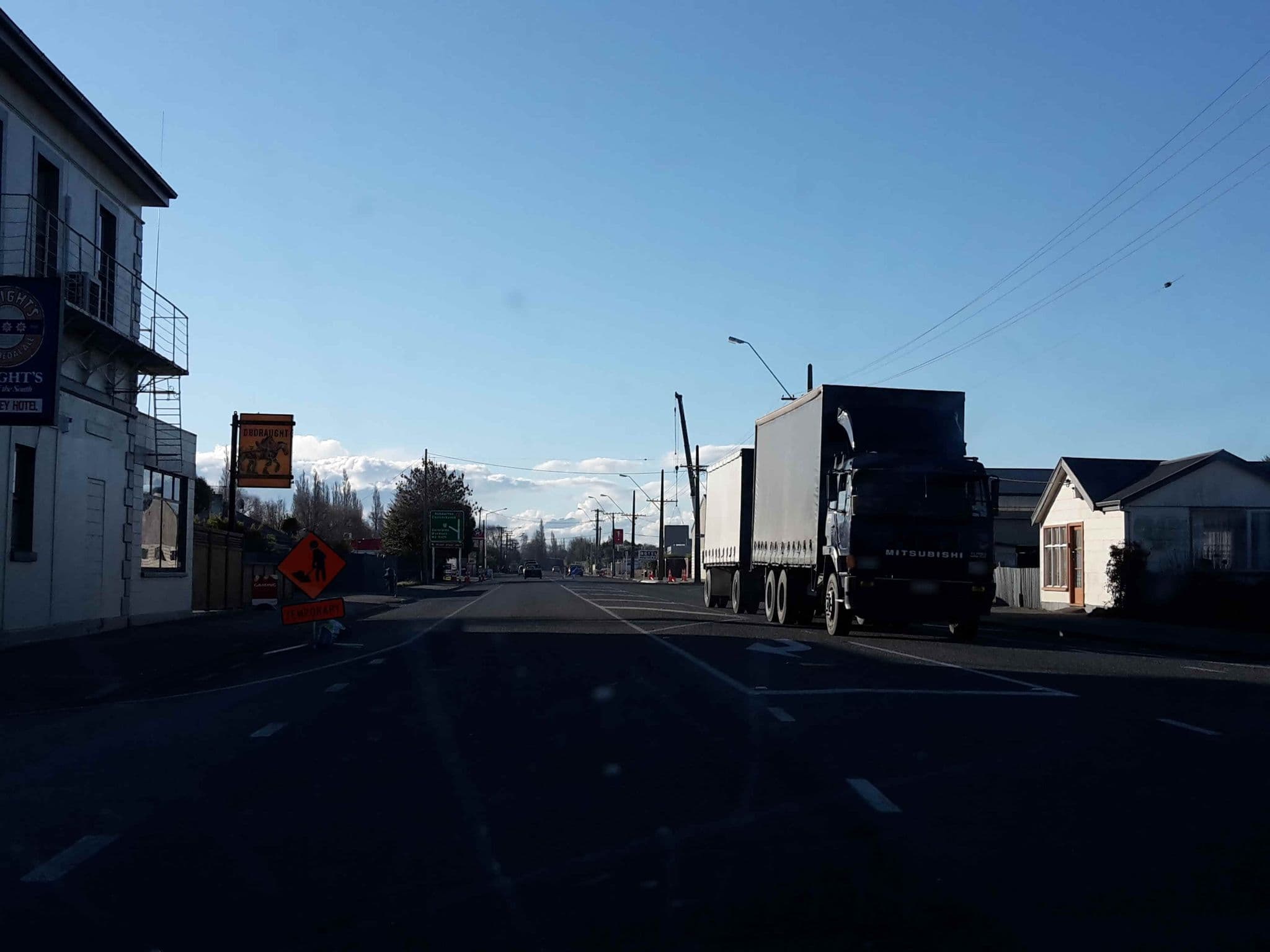 Street view near Wolseley Hotel, Temuka — © hoodlum (CC BY-SA · Mapillary)