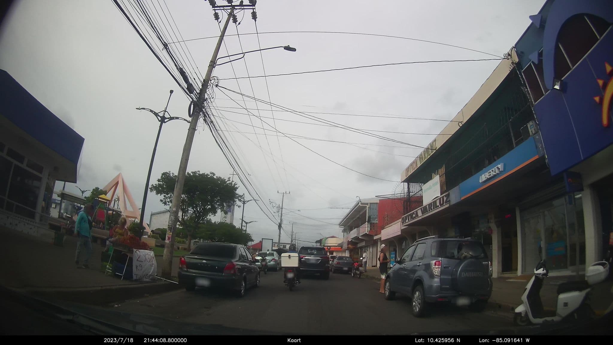 Street view near Hotel Parque, Cañas — © kaart_2 (CC BY-SA · Mapillary)