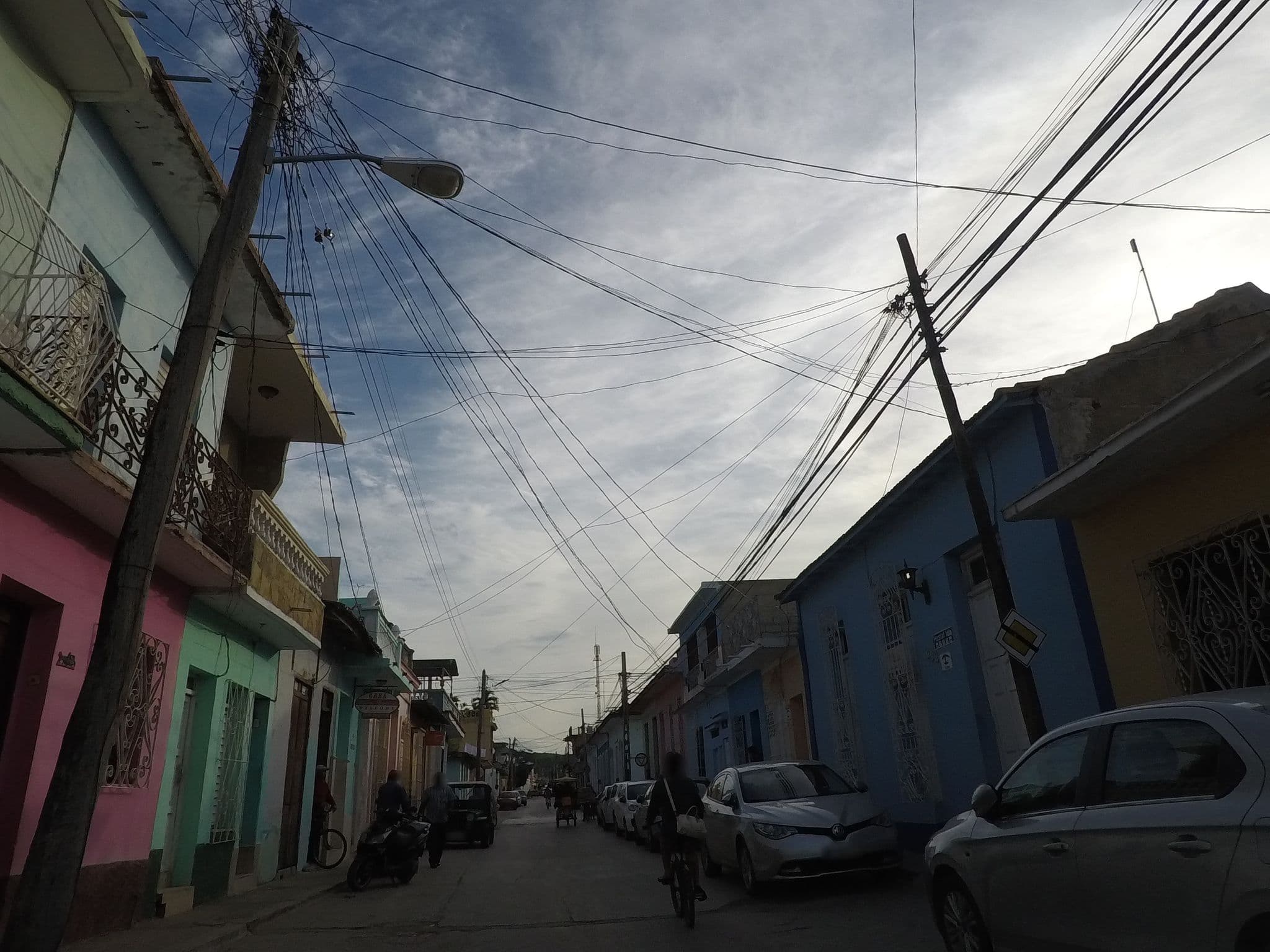 Street view near La Caridad, Trinidad