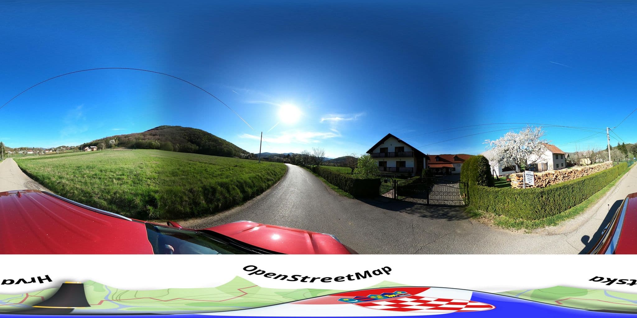 Street view near Guest House Gacka Rogić, Otočac — © hbogner (CC BY-SA · Mapillary)