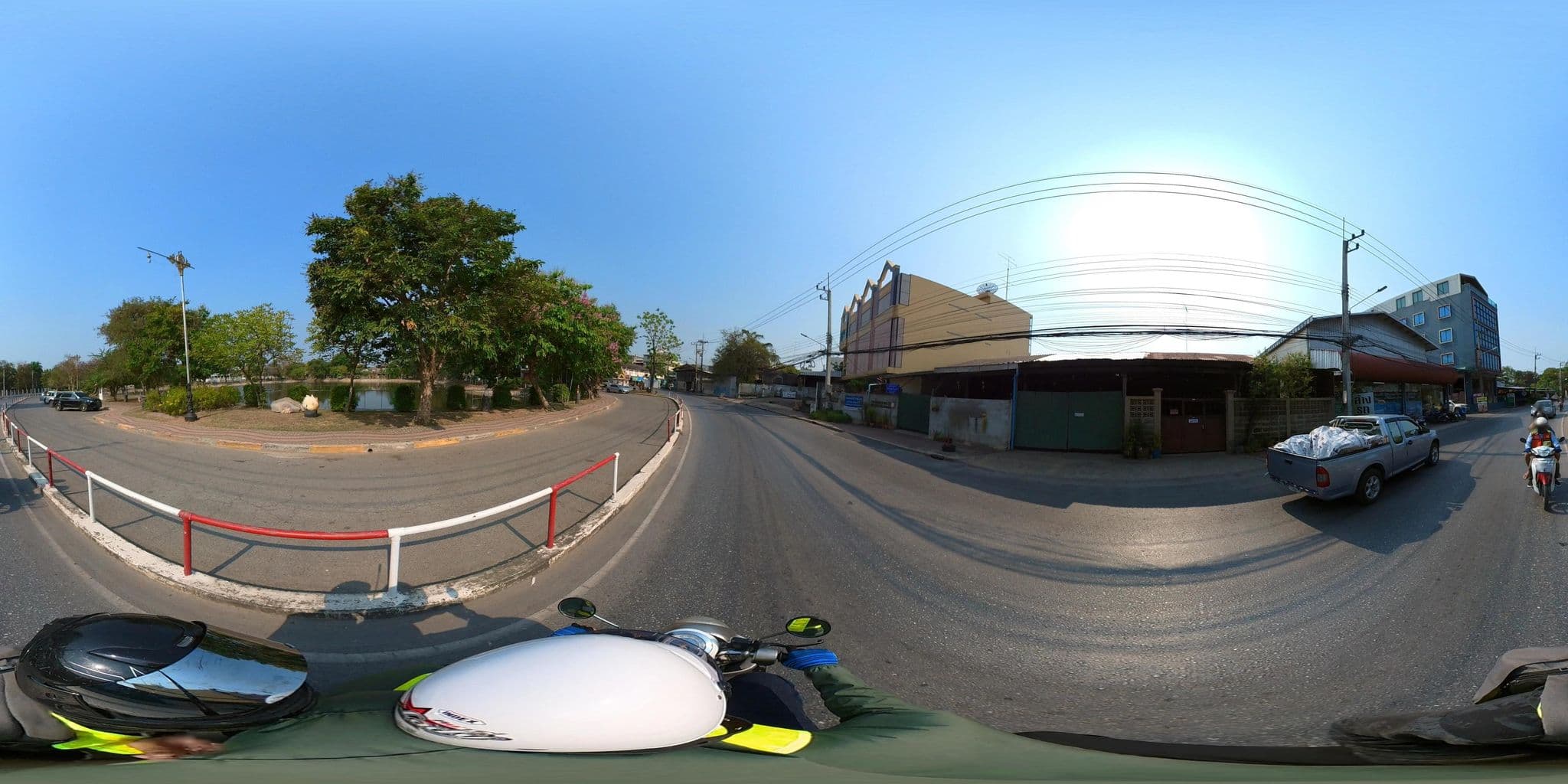 Street view near Komanthara Apartment, Nakhon Pathom — © NAKHONPATHOM_CITY_STREET_VIEW (CC BY-SA · Mapillary)