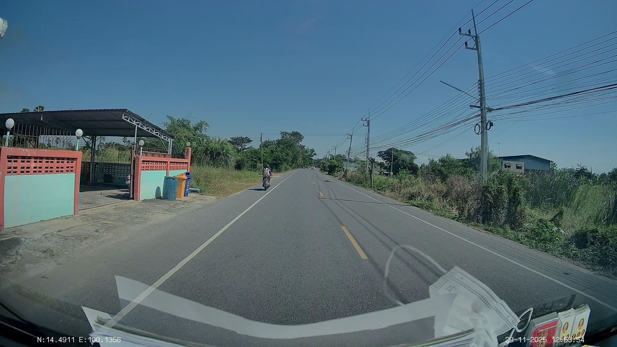 Street view near อัญชริน รีสอร์ท, Suphan Buri — © ThailandCambodia (CC BY-SA · Mapillary)
