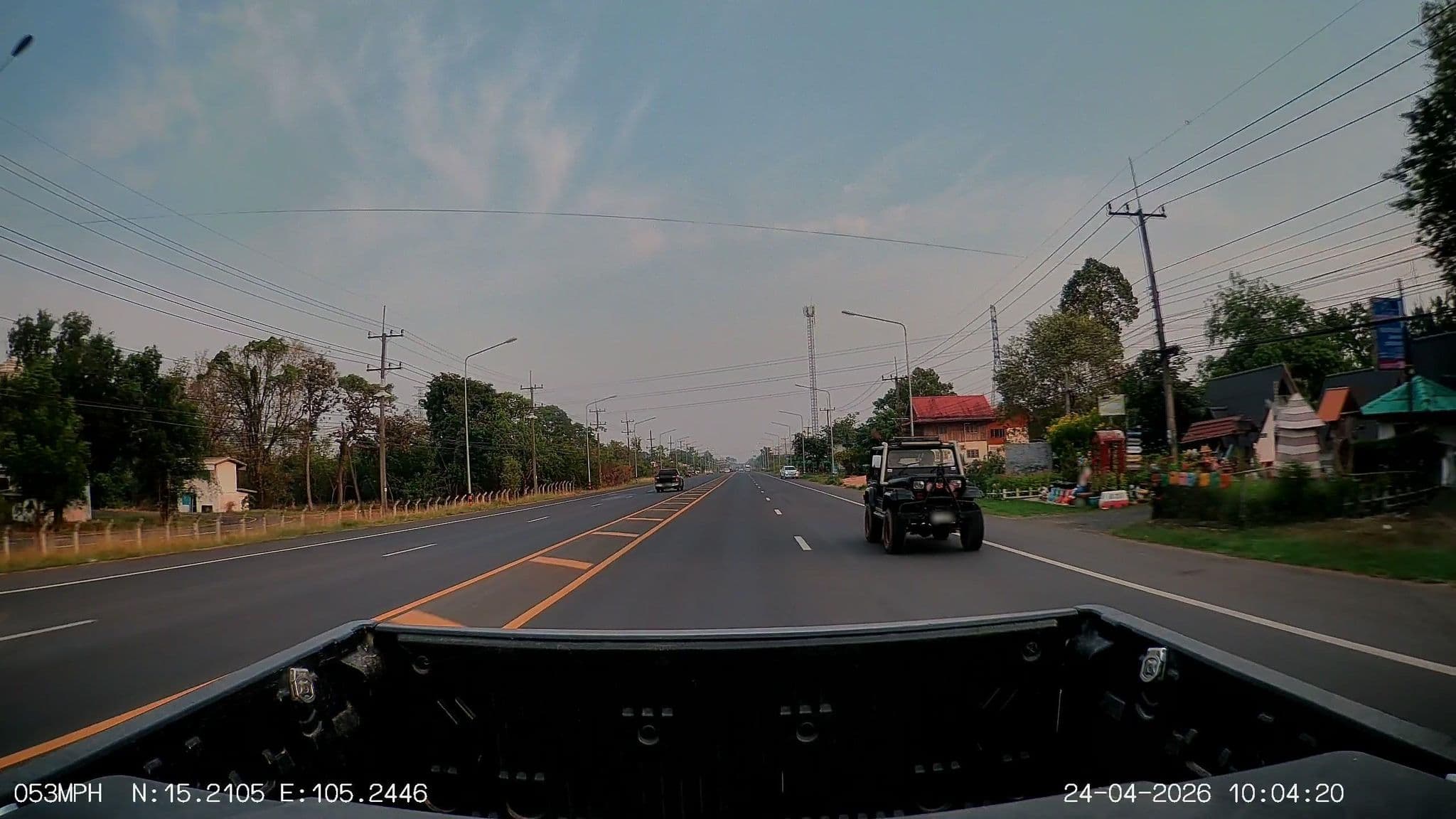 Street view near น้ำอิงรีสอร์ต, Phibun Mangsahan — © ThailandCambodia (CC BY-SA · Mapillary)