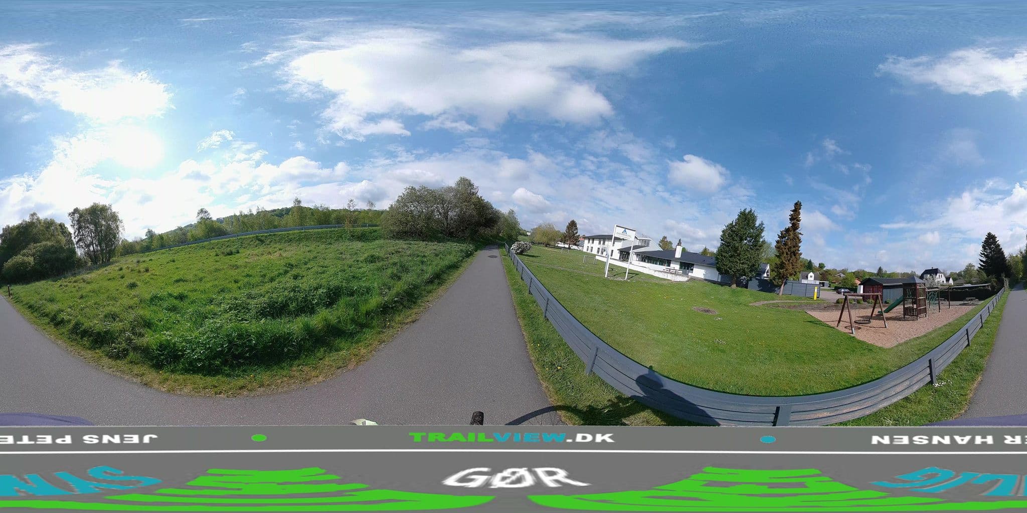 Street view near Danhostel, Bredsten — © jenspeterhansen (CC BY-SA · Mapillary)