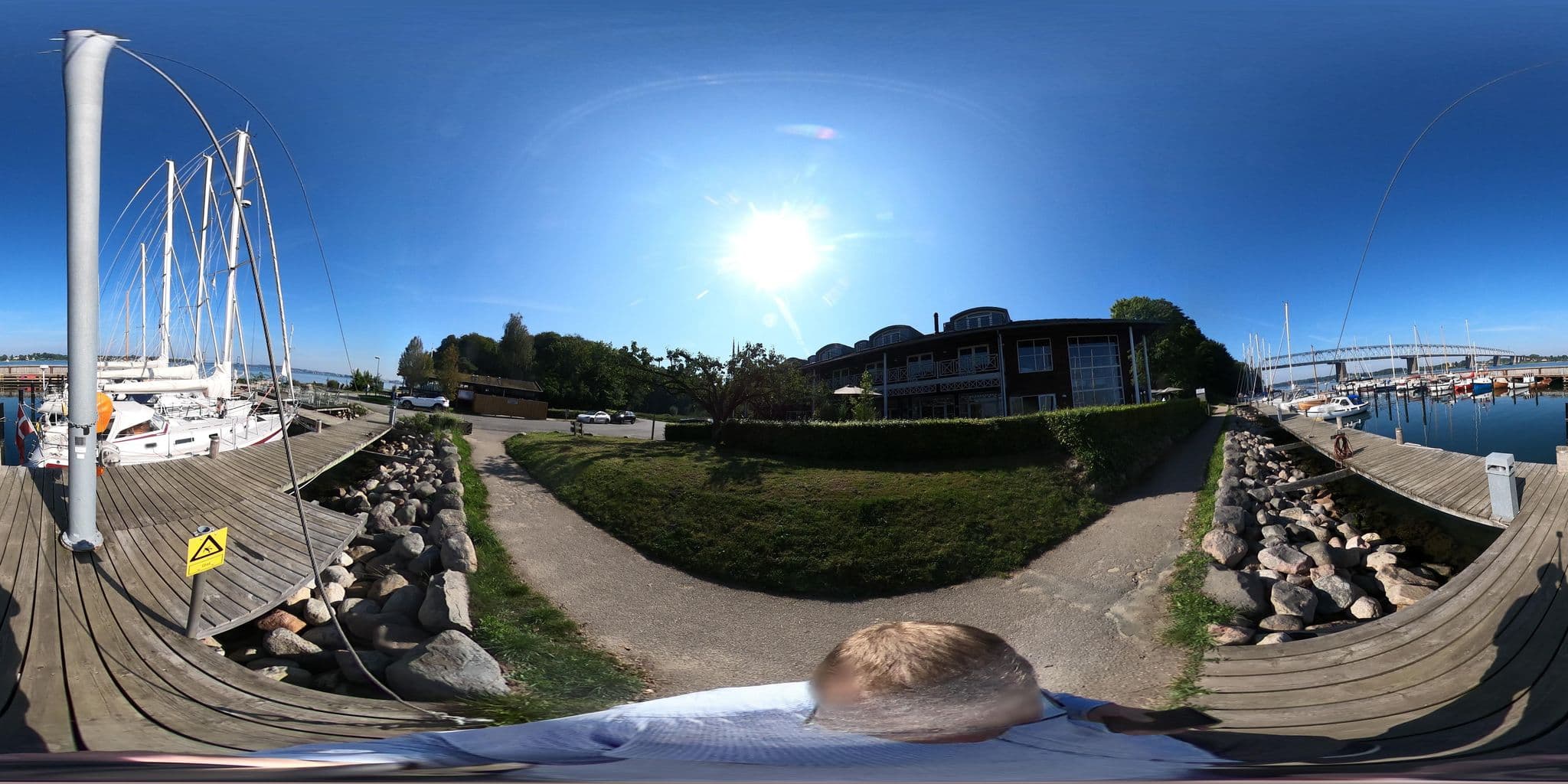 Street view near Hotel Kongebrogaarden A/S, Snoghøj — © peterleth (CC BY-SA · Mapillary)