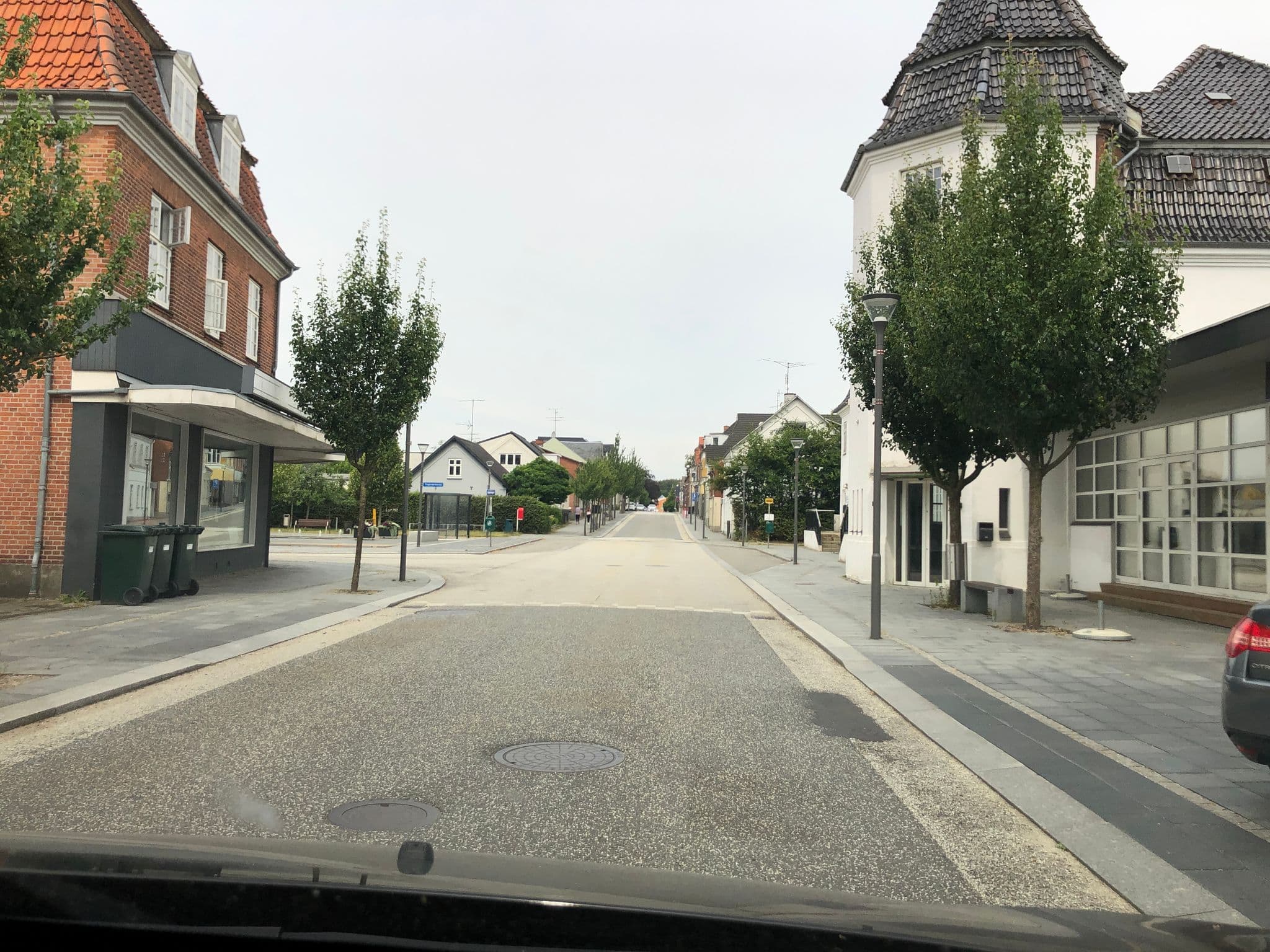 Street view near Glamsbjerg Hotel, Glamsbjerg — © ullemann (CC BY-SA · Mapillary)