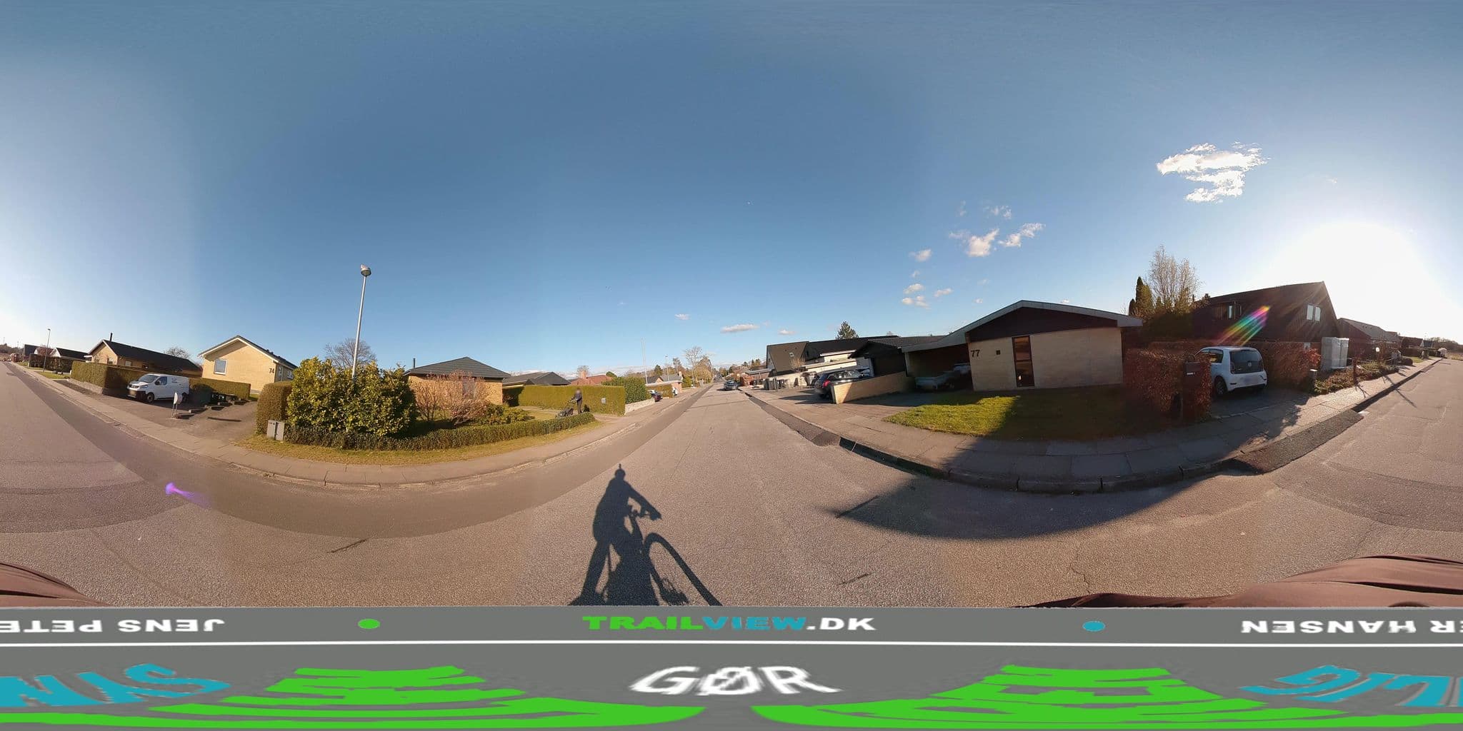 Street view near Bed & Breakfast Randers, Randers — © jenspeterhansen (CC BY-SA · Mapillary)