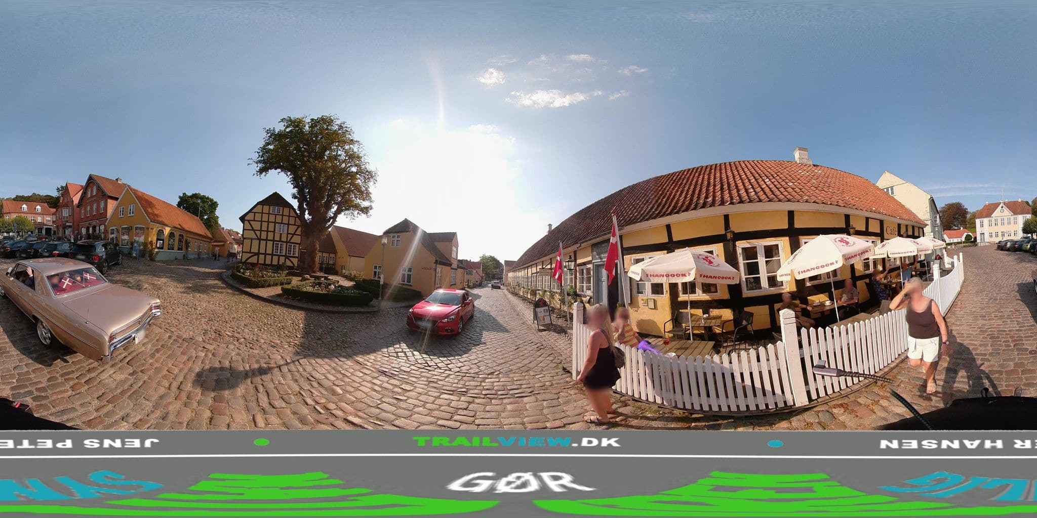 Street view near Hotel Postgården, Mariager — © jenspeterhansen (CC BY-SA · Mapillary)