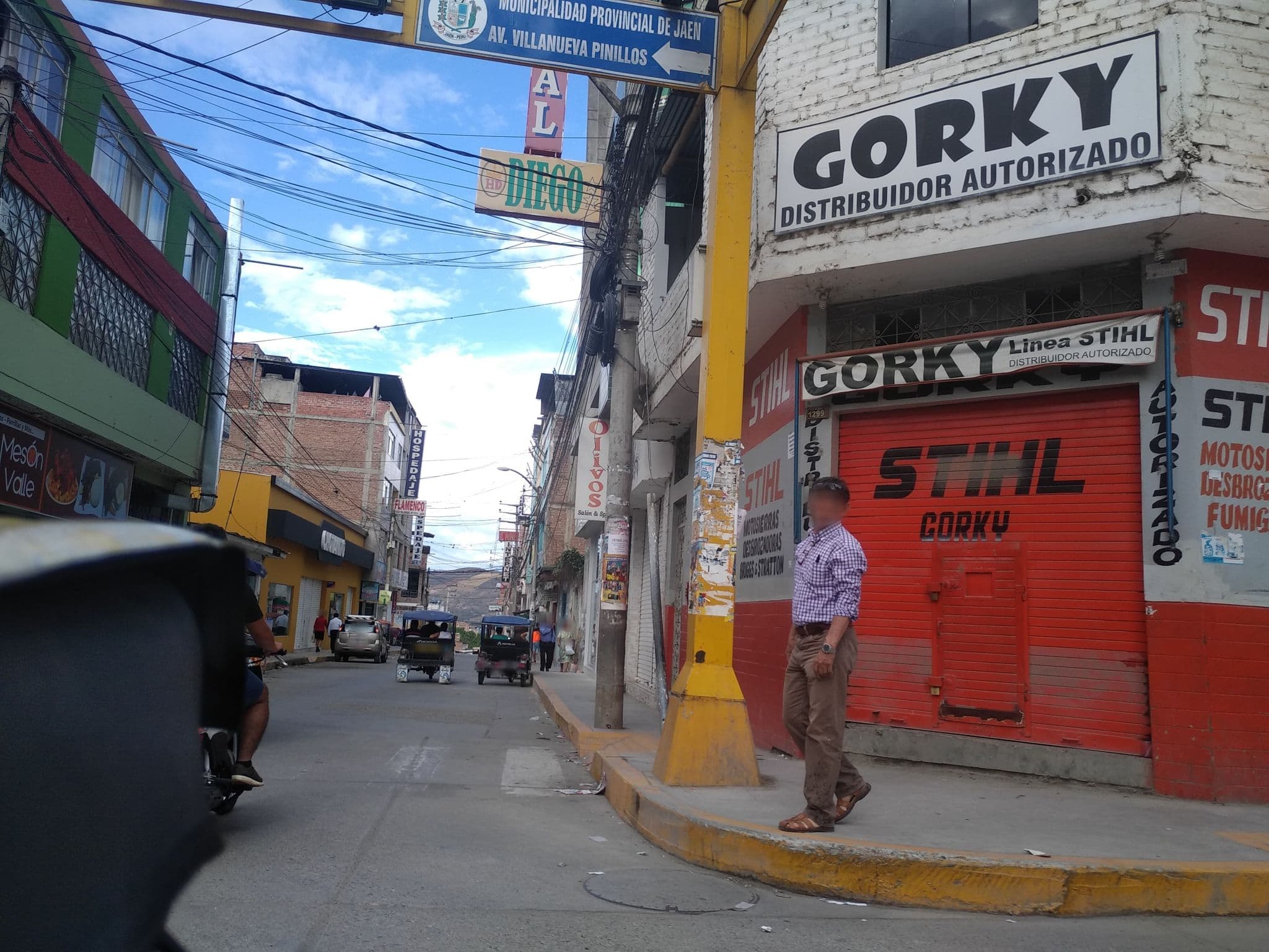 Street view near Hostal Diegos, Jaén — © nomadmapper (CC BY-SA · Mapillary)