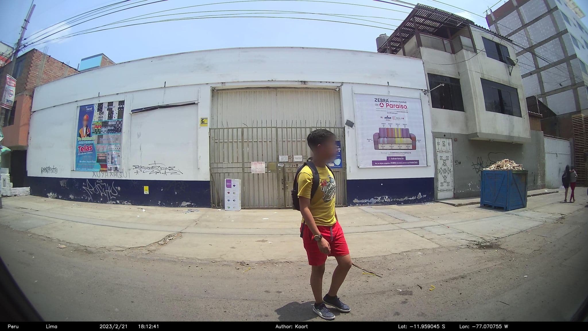 Street view near Hostel Pereira, Independencia — © kaart_2 (CC BY-SA · Mapillary)