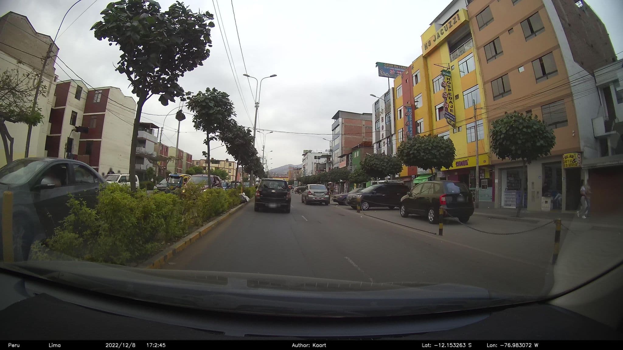 Street view near Gran Hostal Cancun, Santiago de Surco — © kaart5 (CC BY-SA · Mapillary)