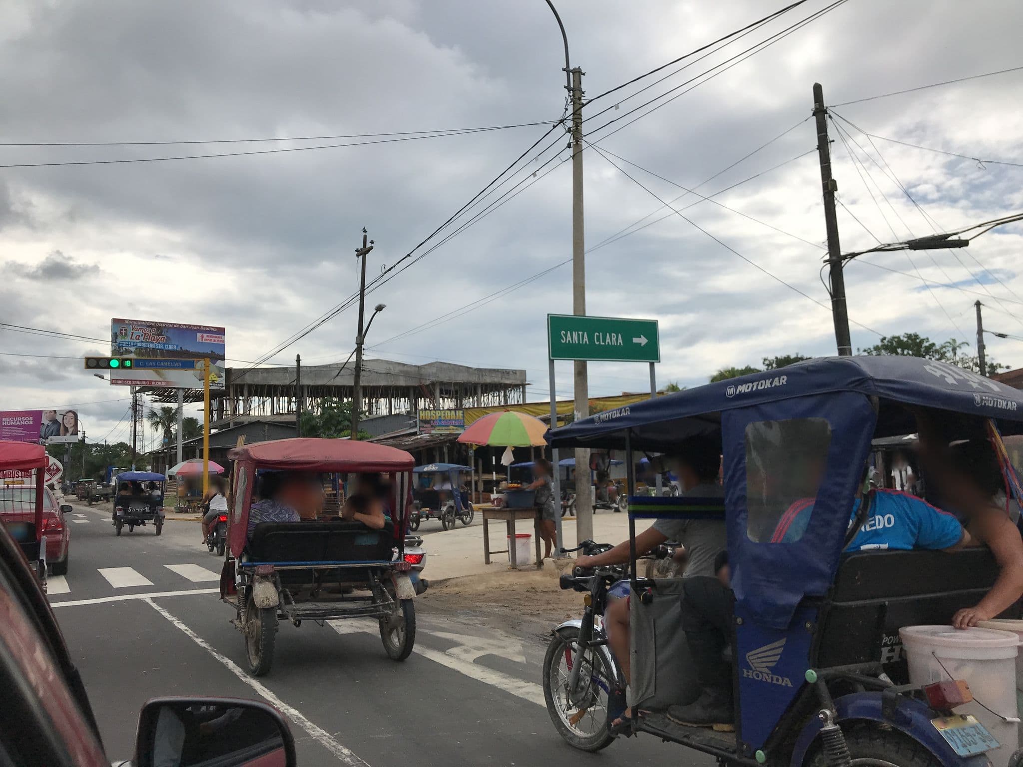 Street view near Alojamientos y Recreos Las Amazonas Inn II, San Juan — © sedicla (CC BY-SA · Mapillary)