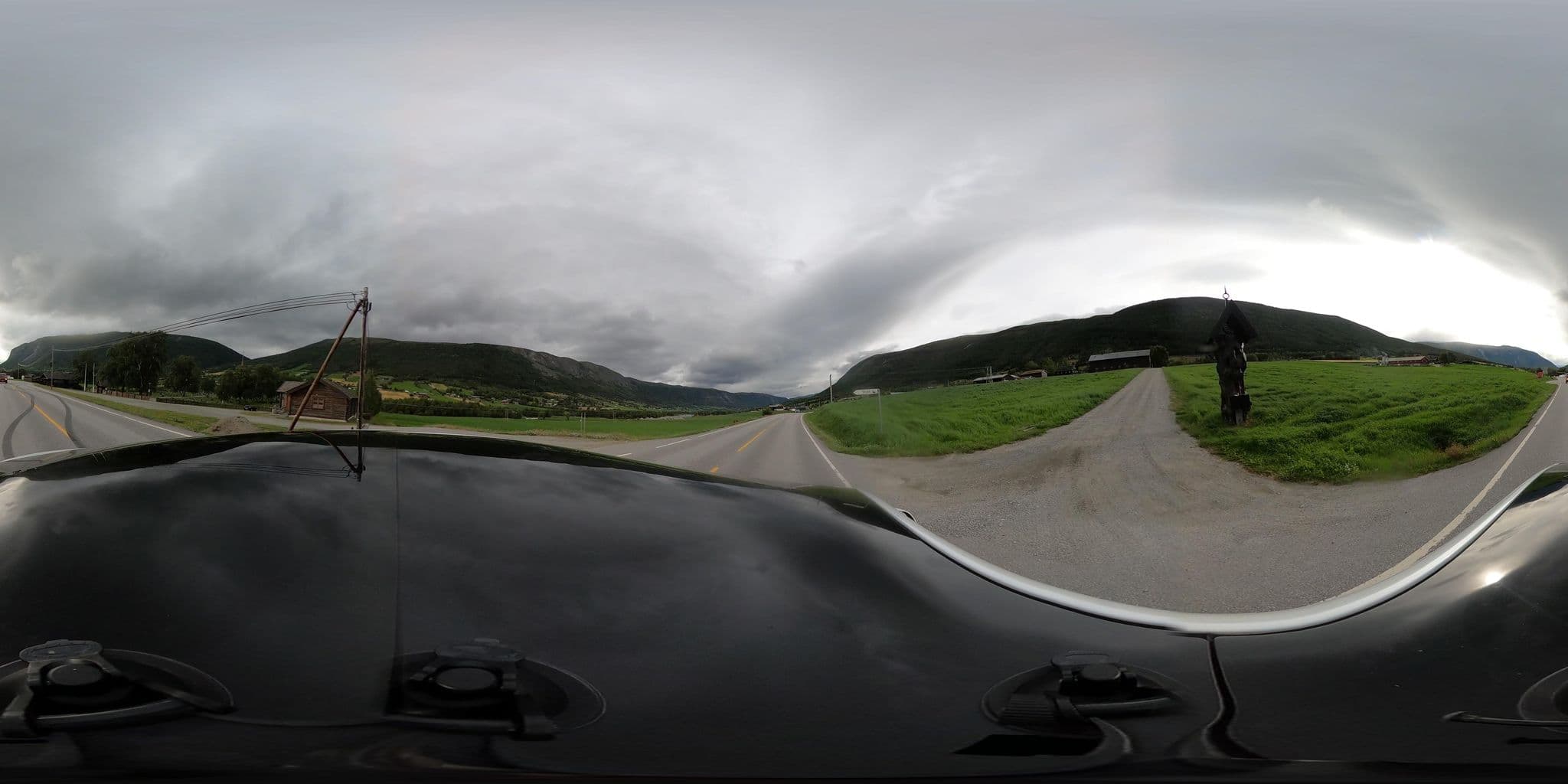 Street view near Pollfoss Gjestehus og Hotell, Fossbergom — © tumblecow (CC BY-SA · Mapillary)