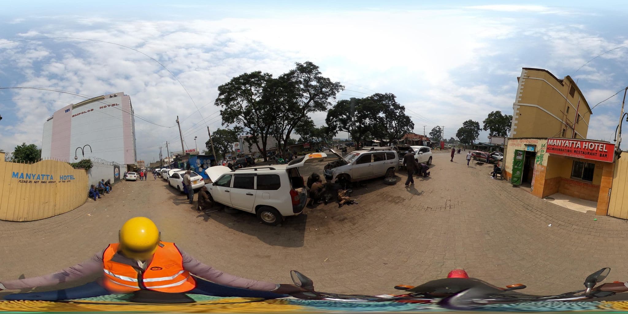 Street view near Empolos Hotel, Nakuru — © danbomett (CC BY-SA · Mapillary)