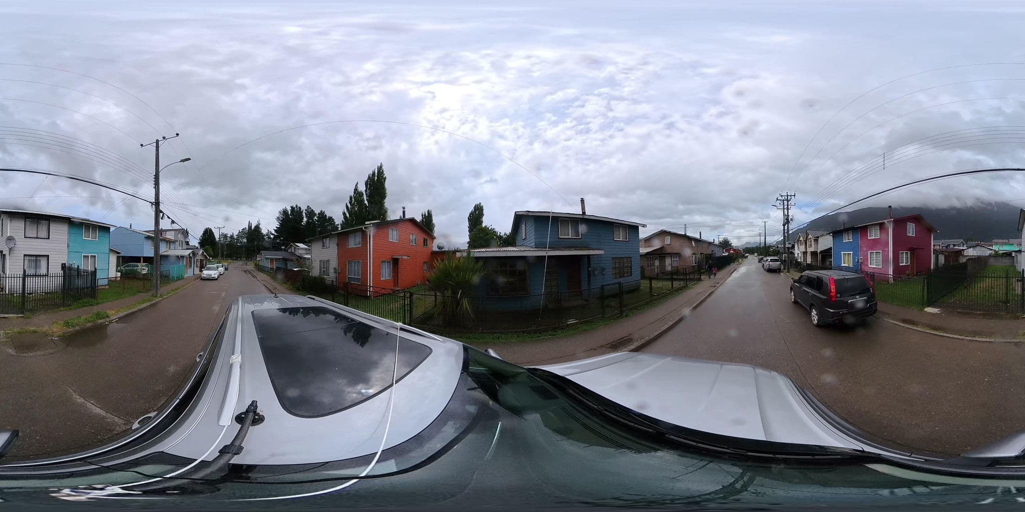 Street view near Hostal Hudson, Puerto Aysén — © Antoniam (CC BY-SA · Mapillary)