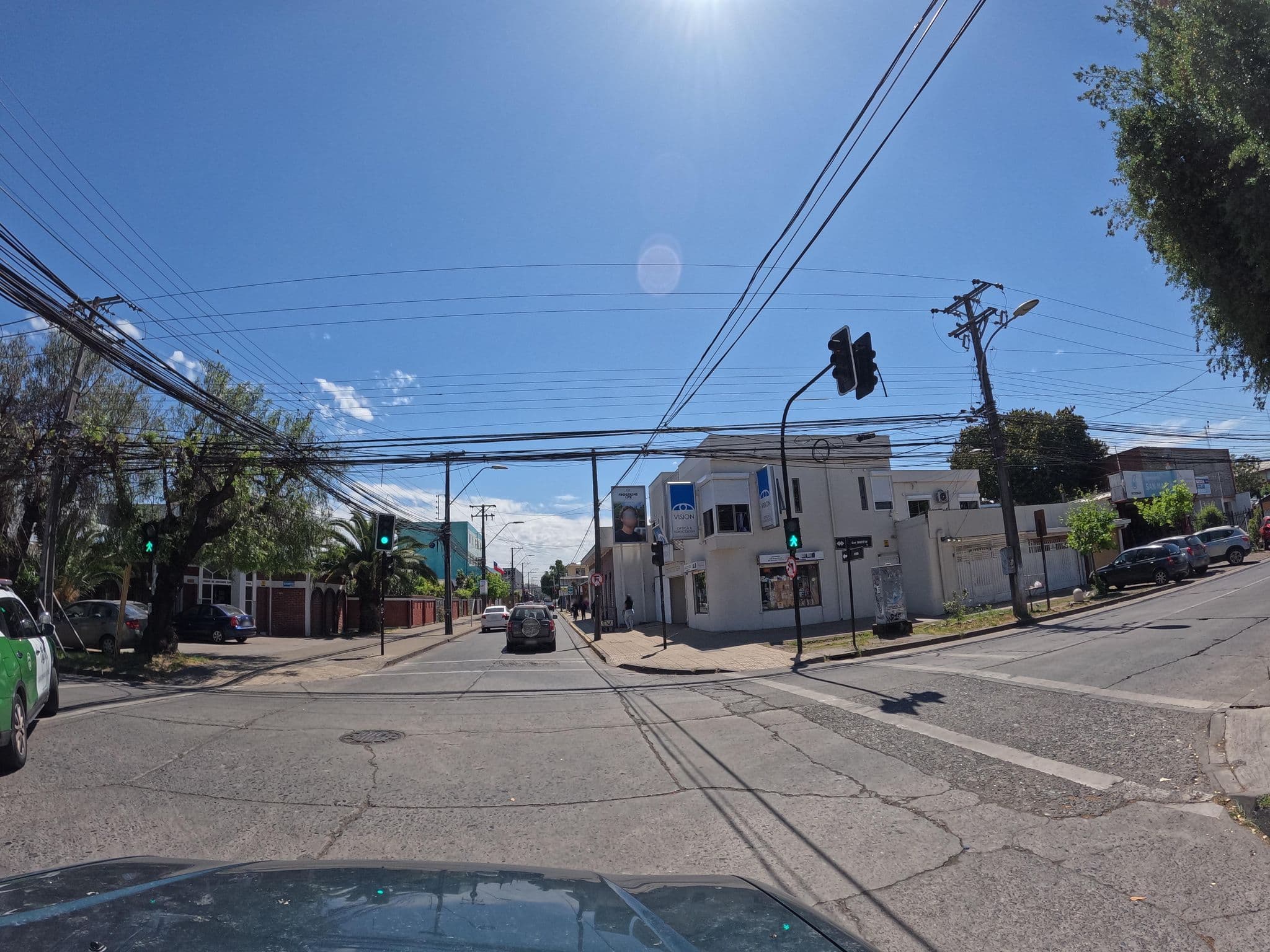 Street view near hostal alemán, Curicó — © Kaart_Local (CC BY-SA · Mapillary)