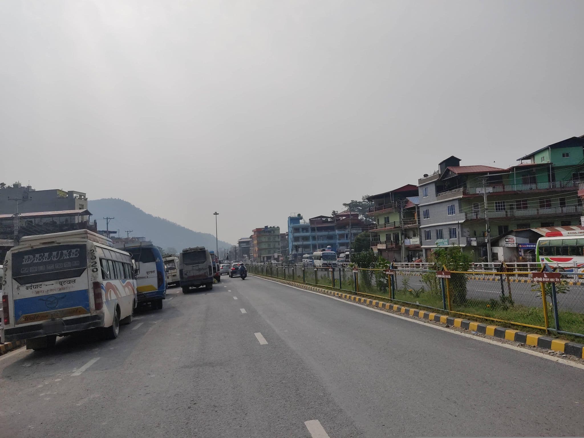 Street view near Morning Dew Hotel, Butwal, Butwāl — © Rabina_1 (CC BY-SA · Mapillary)