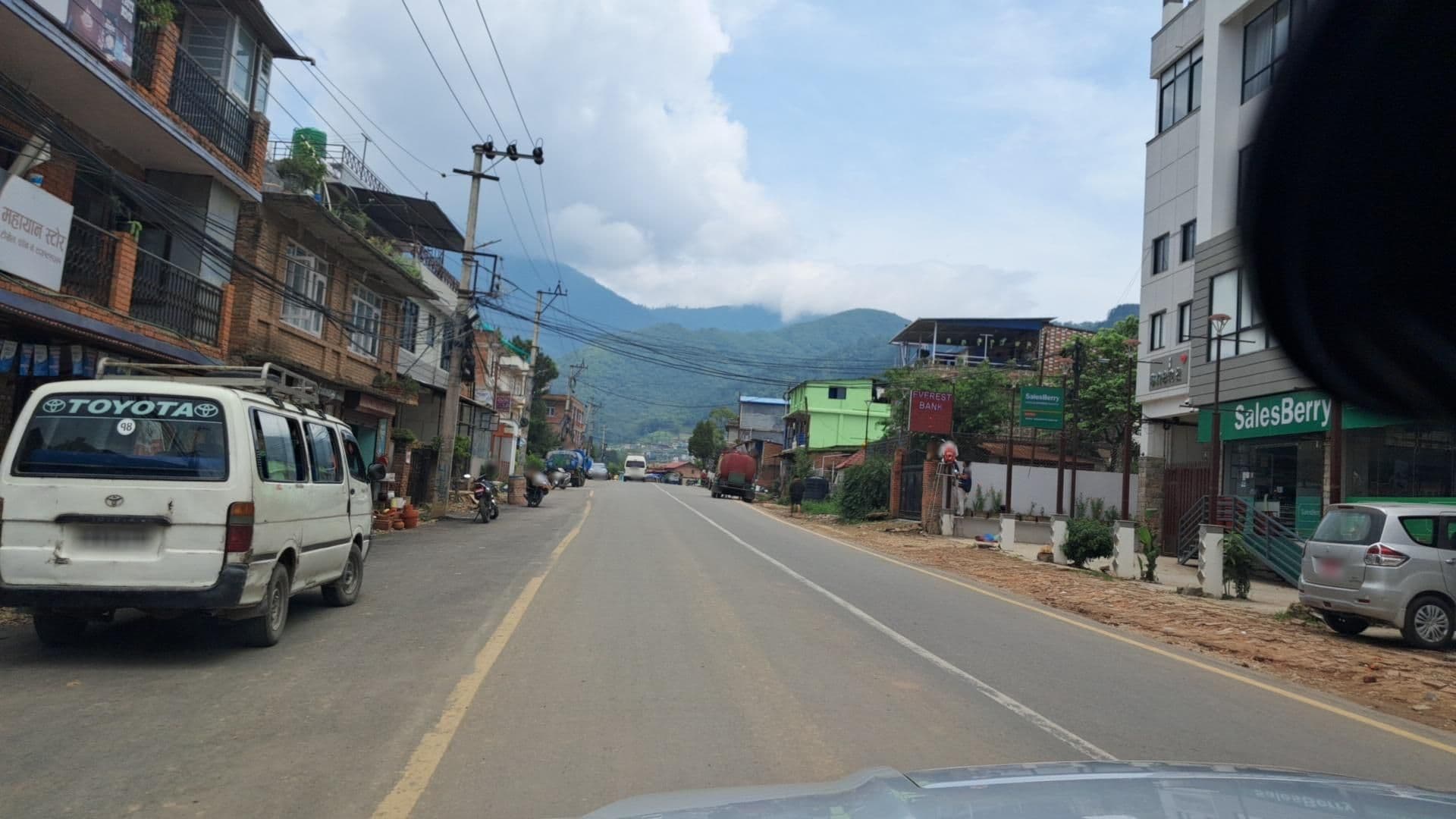 Street view near Bhirkuti Godavari, Madhyapur Thimi — © roadroid (CC BY-SA · Mapillary)