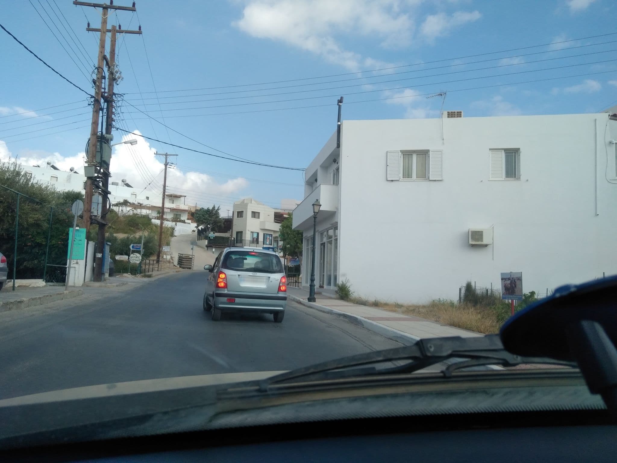 Street view near Villea Village Hotel by GHH, Makry-Gialos — © marooned (CC BY-SA · Mapillary)