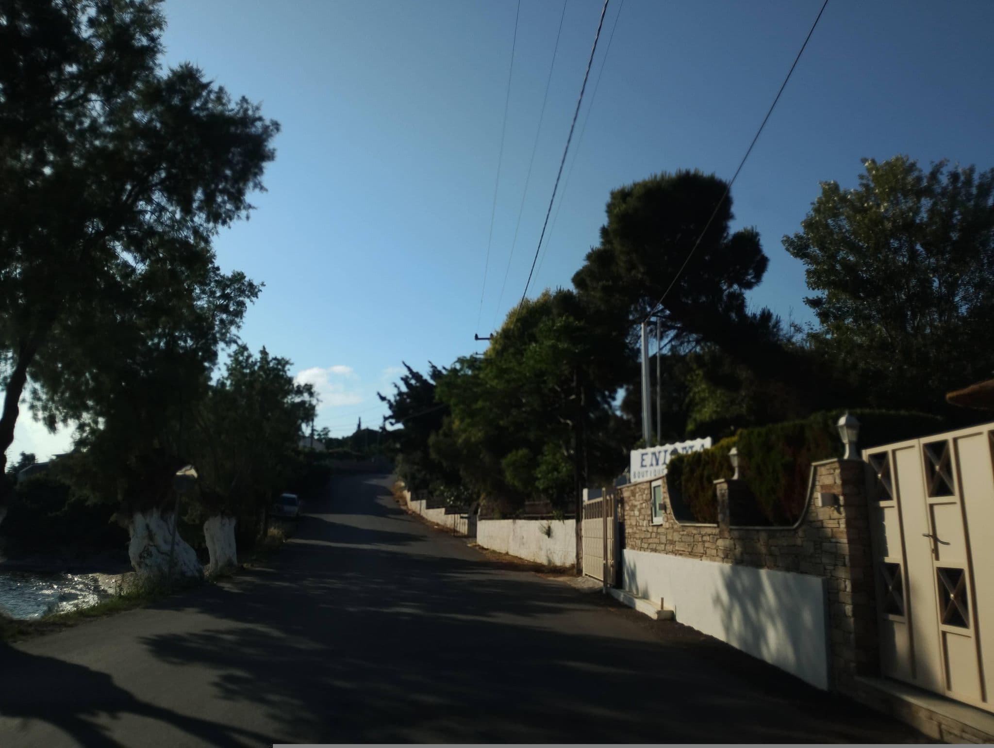 Street view near Enigma Boutique Suites, Marmárion — © George_210 (CC BY-SA · Mapillary)