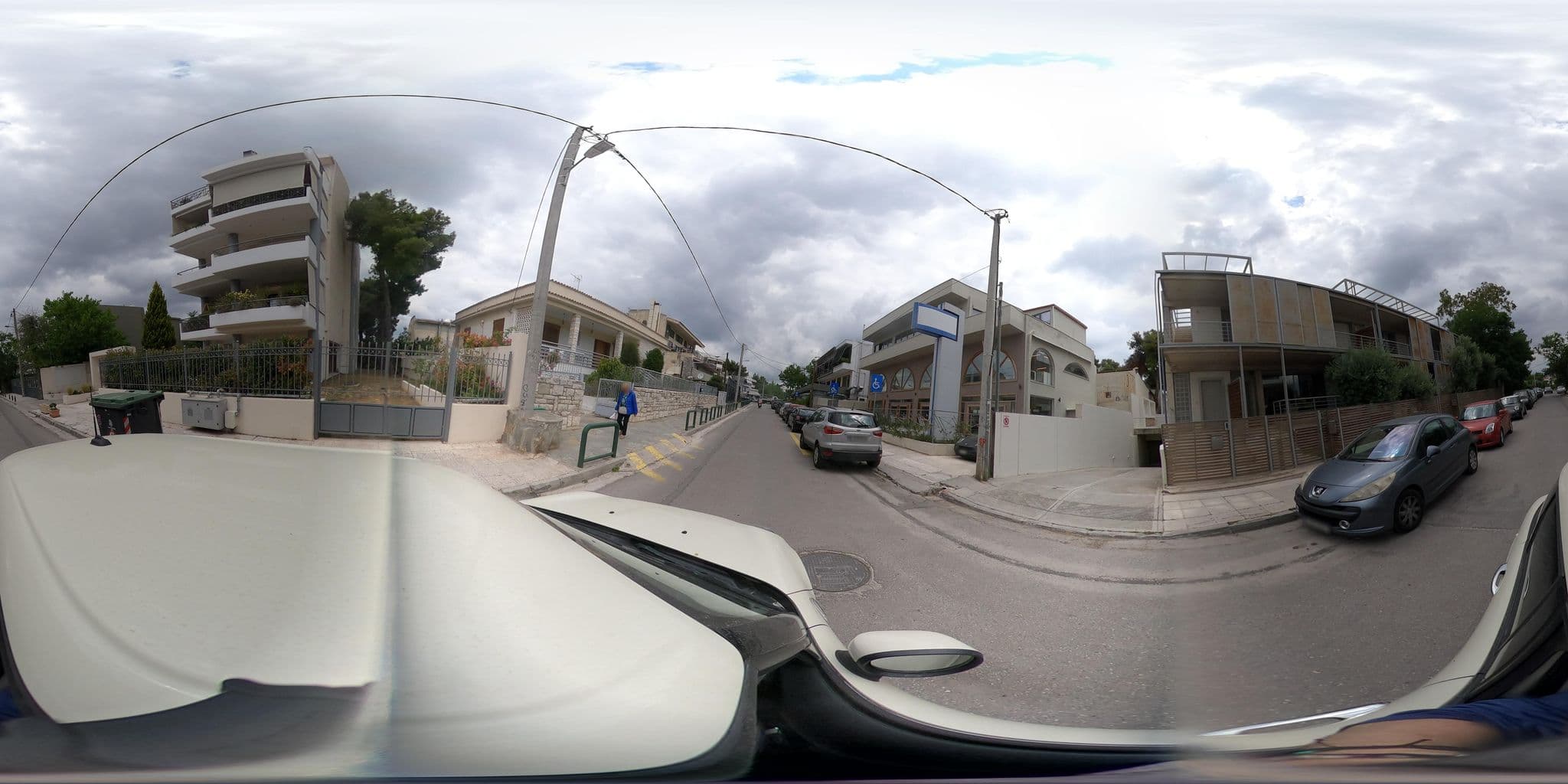 Street view near Anamar Hotels & Resorts, Néa Erythraía — © efikour (CC BY-SA · Mapillary)