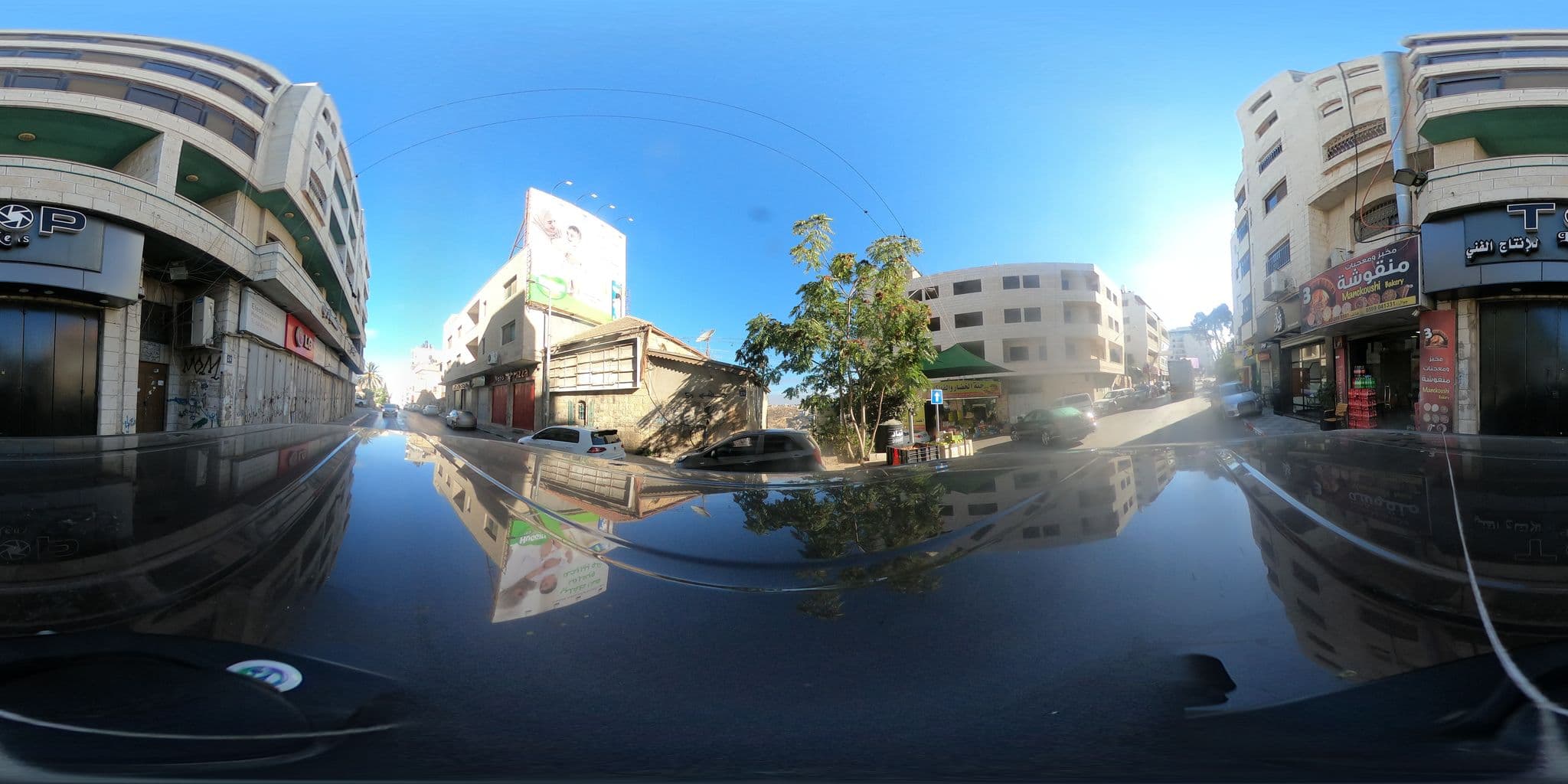 Street view near Farah Locanda, Ramallah — © 360ms (CC BY-SA · Mapillary)