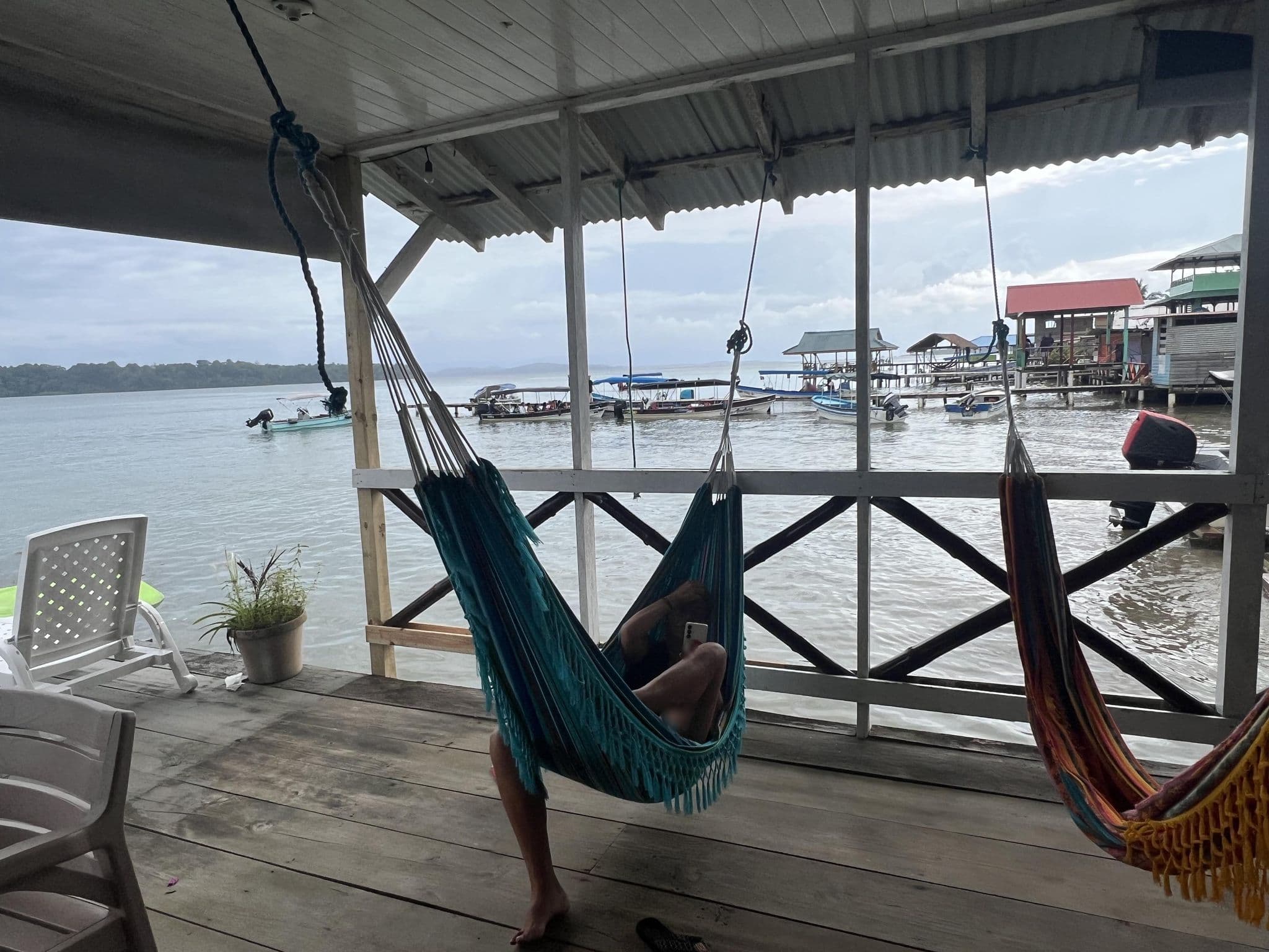 Street view near Hostal Cay, Bocas del Toro — © achimbode (CC BY-SA · Mapillary)
