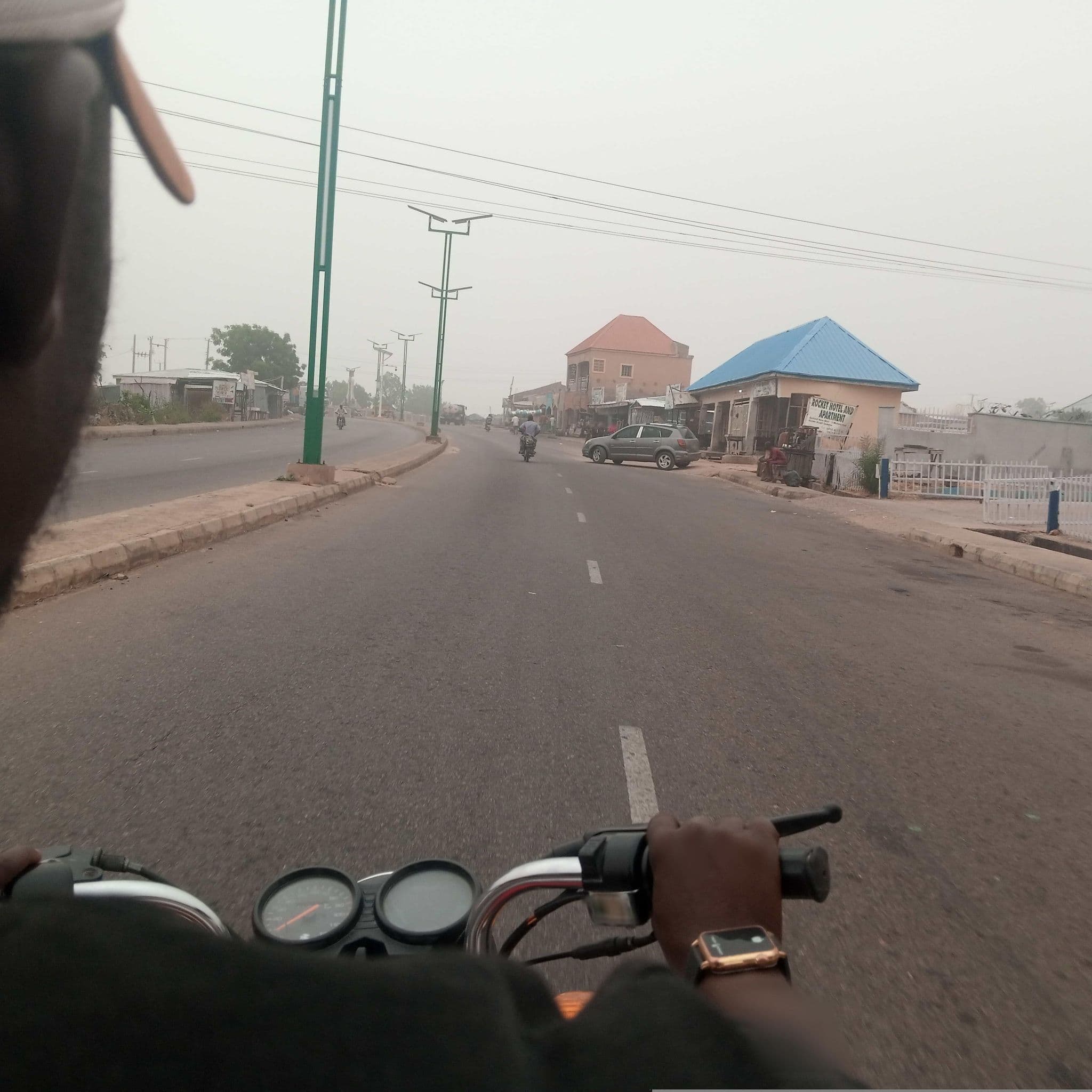 Street view near Rocket Hotel, Gombe — © dahiruu80 (CC BY-SA · Mapillary)