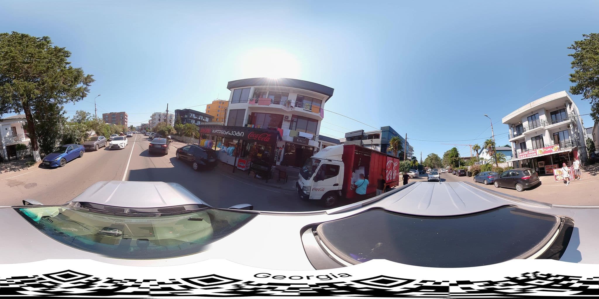 Street view near საოჯახო სასტუმრო ნიკოლა-Guest House Nikola, Kobuleti — © bumbeishvili (CC BY-SA · Mapillary)