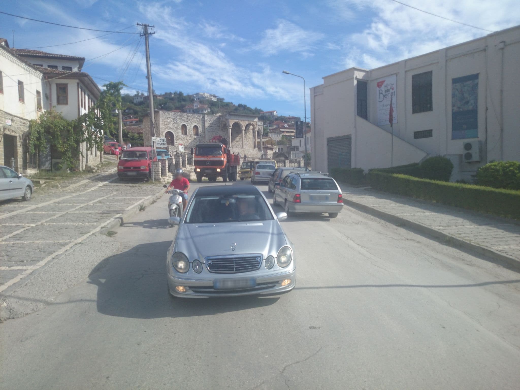 Street view near Hotel Osumi Berat, Berat — © malenki (CC BY-SA · Mapillary)