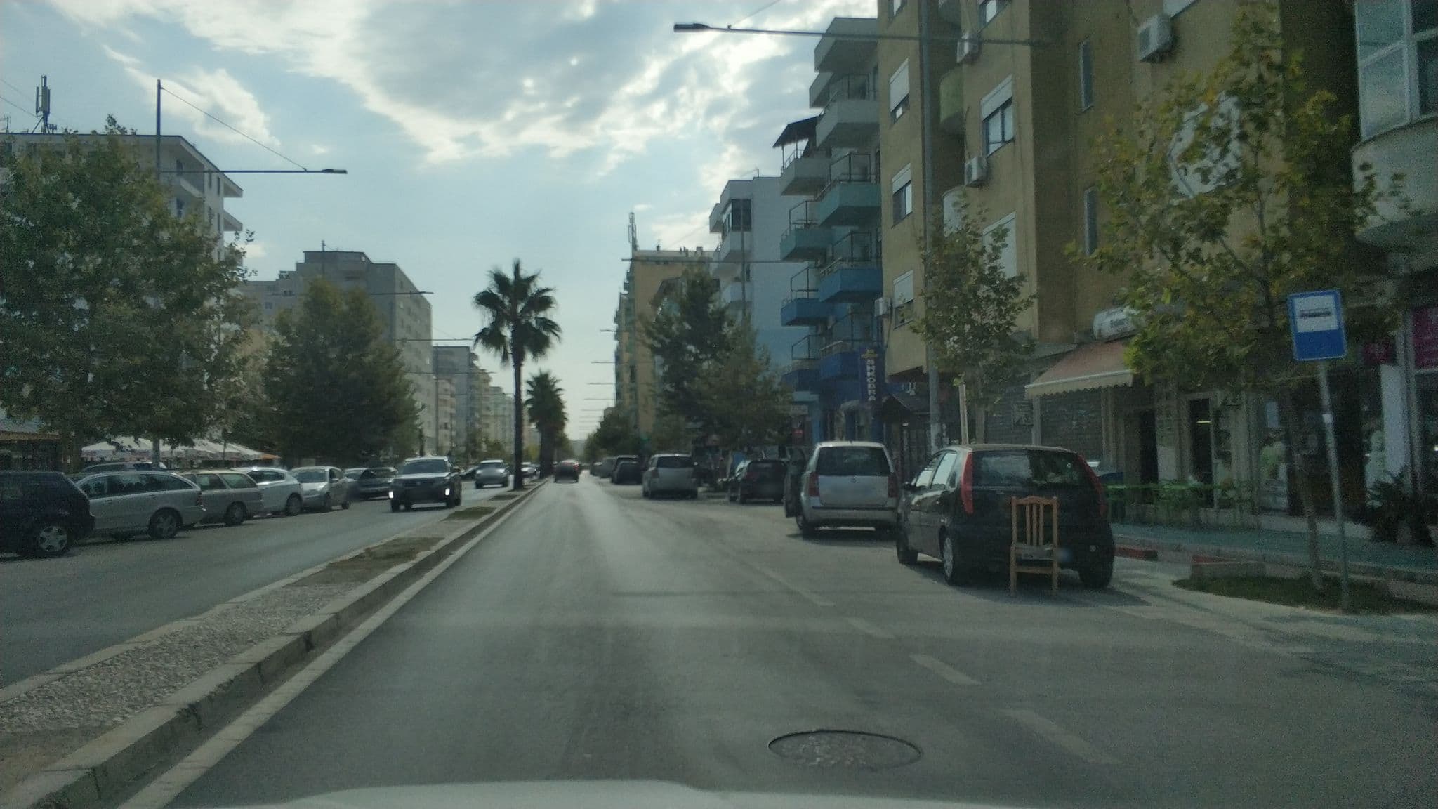 Street view near Dolanit Hotels Lubjana, Durrës — © freddouhelk (CC BY-SA · Mapillary)