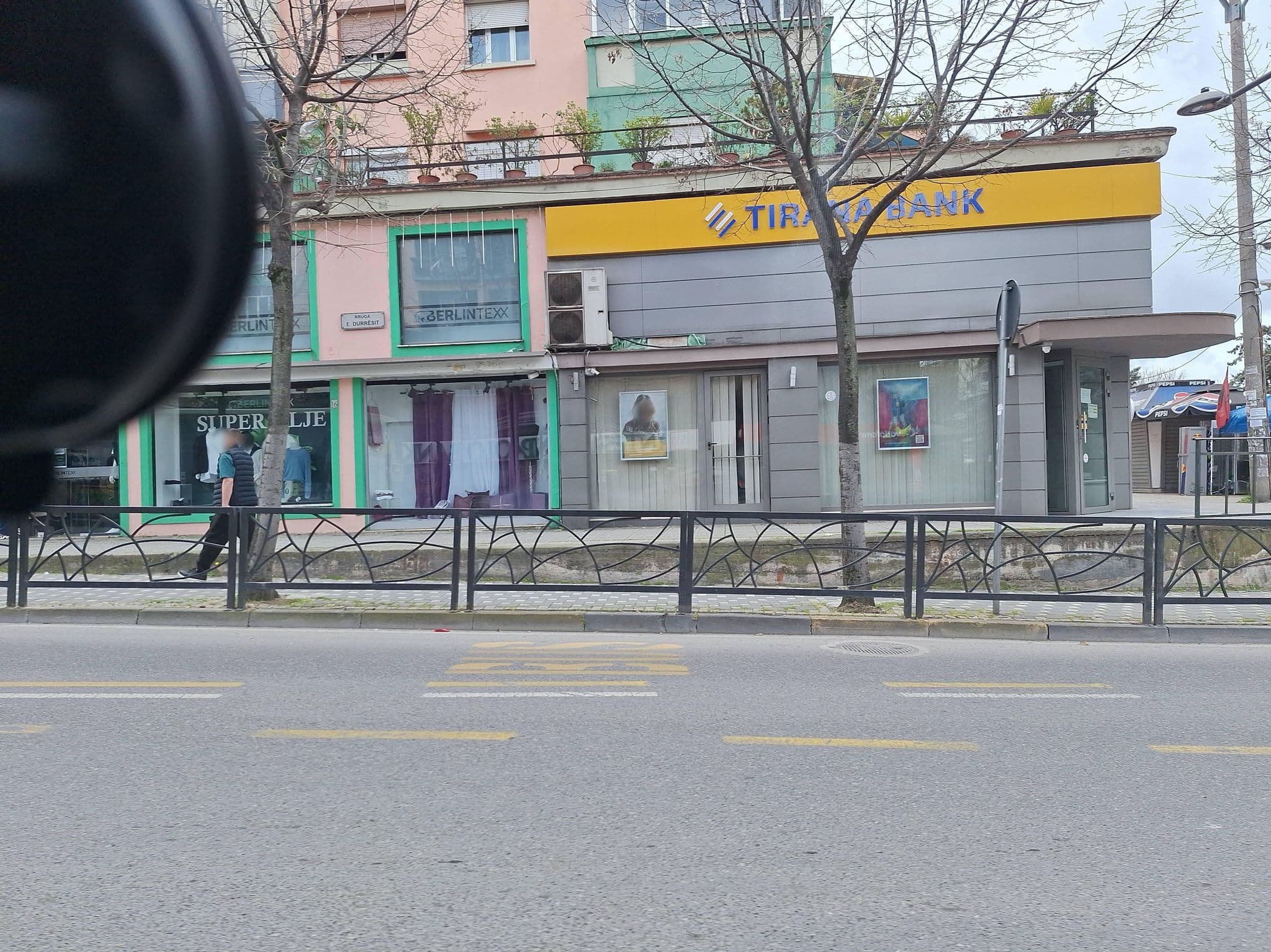 Street view near Villa Pasha Tirana, Tirana — © denisju_osm (CC BY-SA · Mapillary)